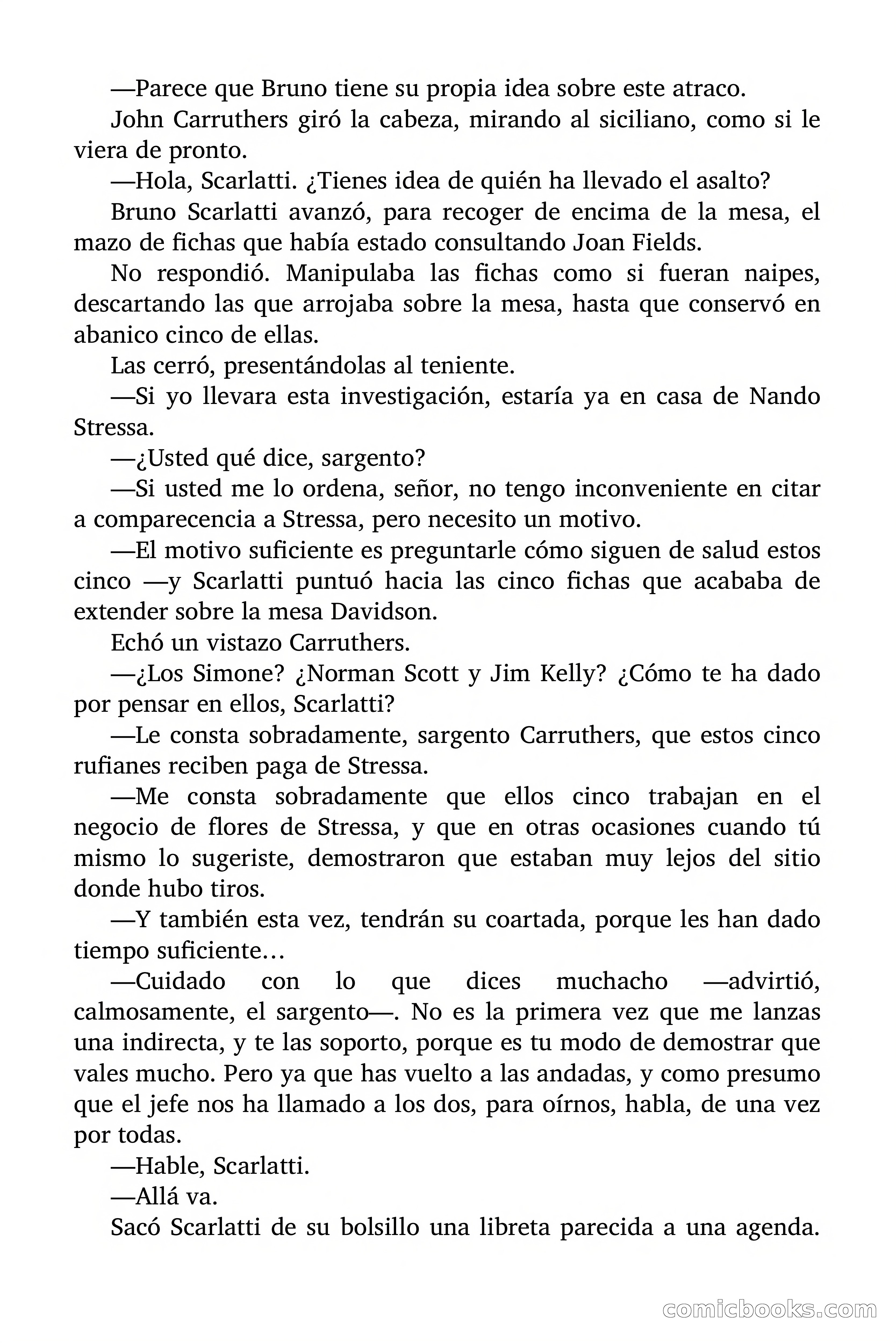 Detective Magazine Cover: "Vendetta en Chicago" — page 9 of 91