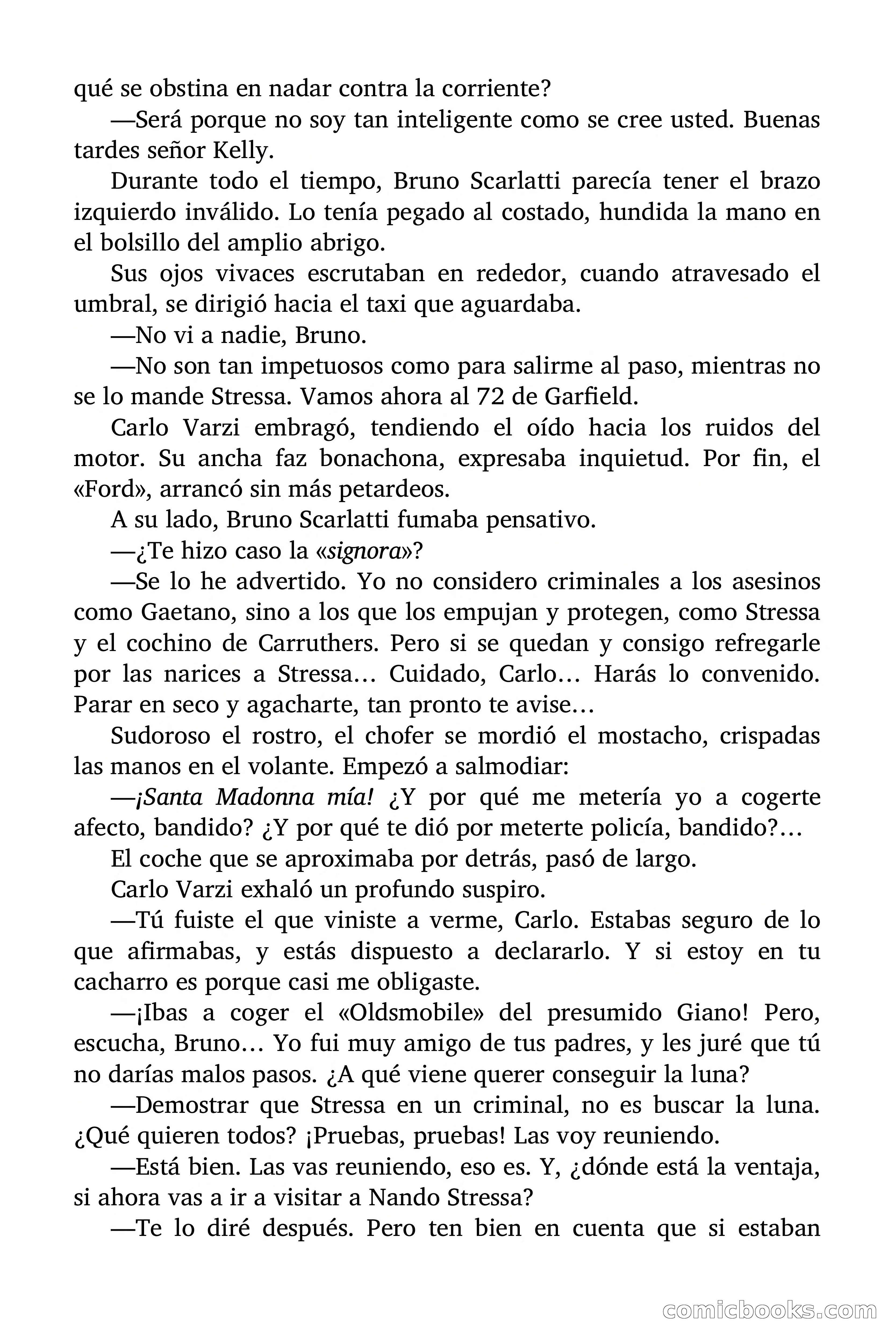 Detective Magazine Cover: "Vendetta en Chicago" — page 16 of 91