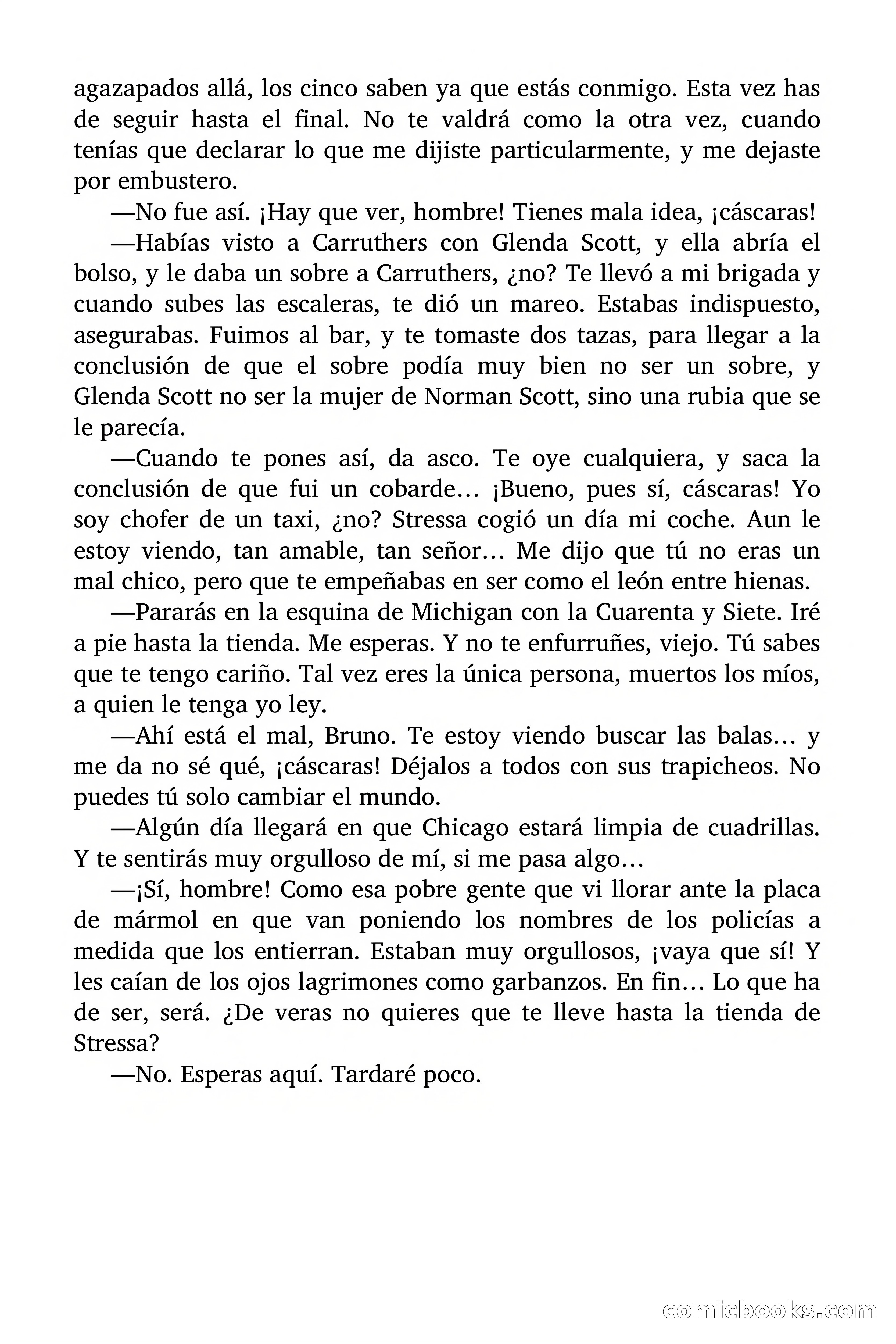 Detective Magazine Cover: "Vendetta en Chicago" — page 17 of 91