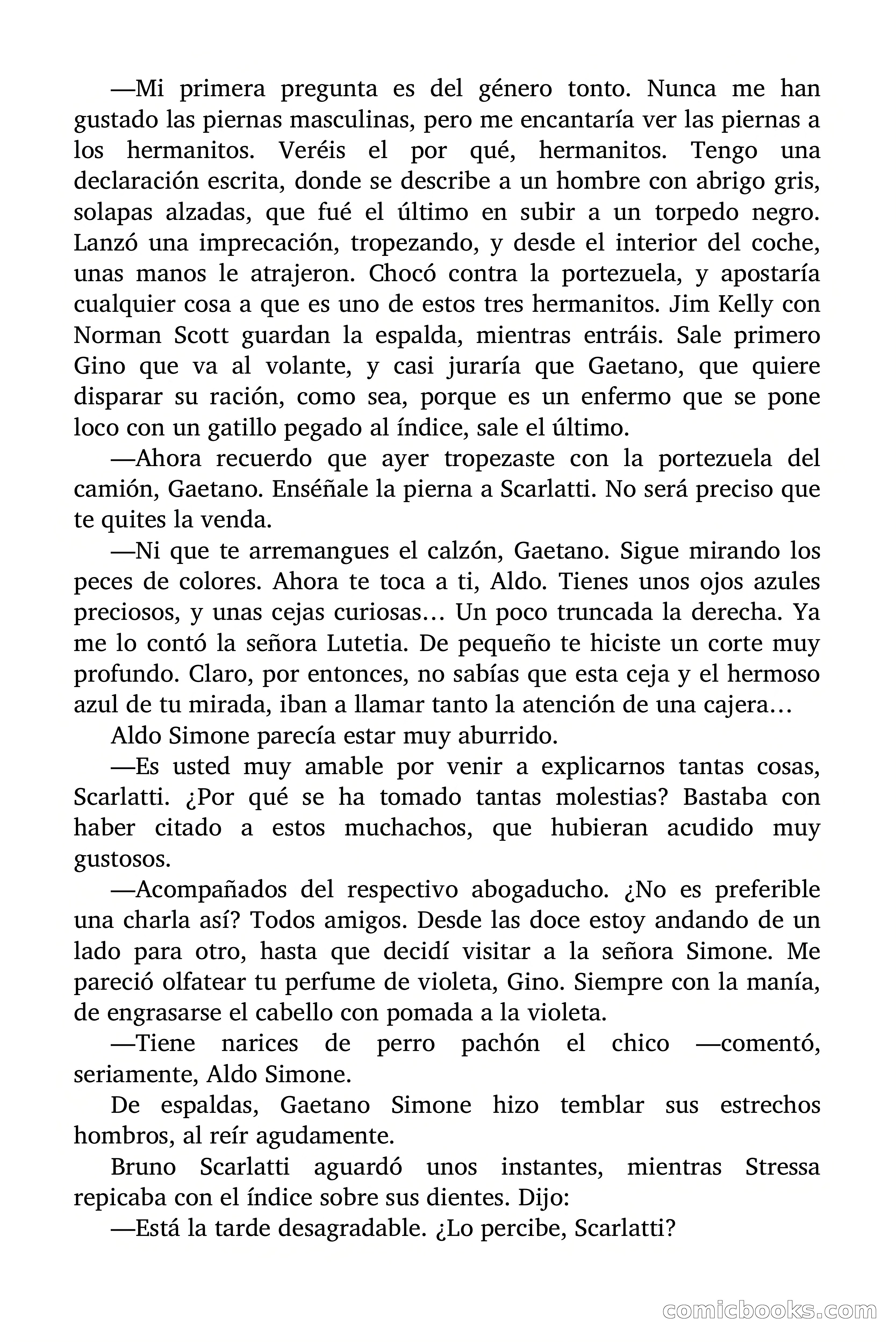 Detective Magazine Cover: "Vendetta en Chicago" — page 20 of 91