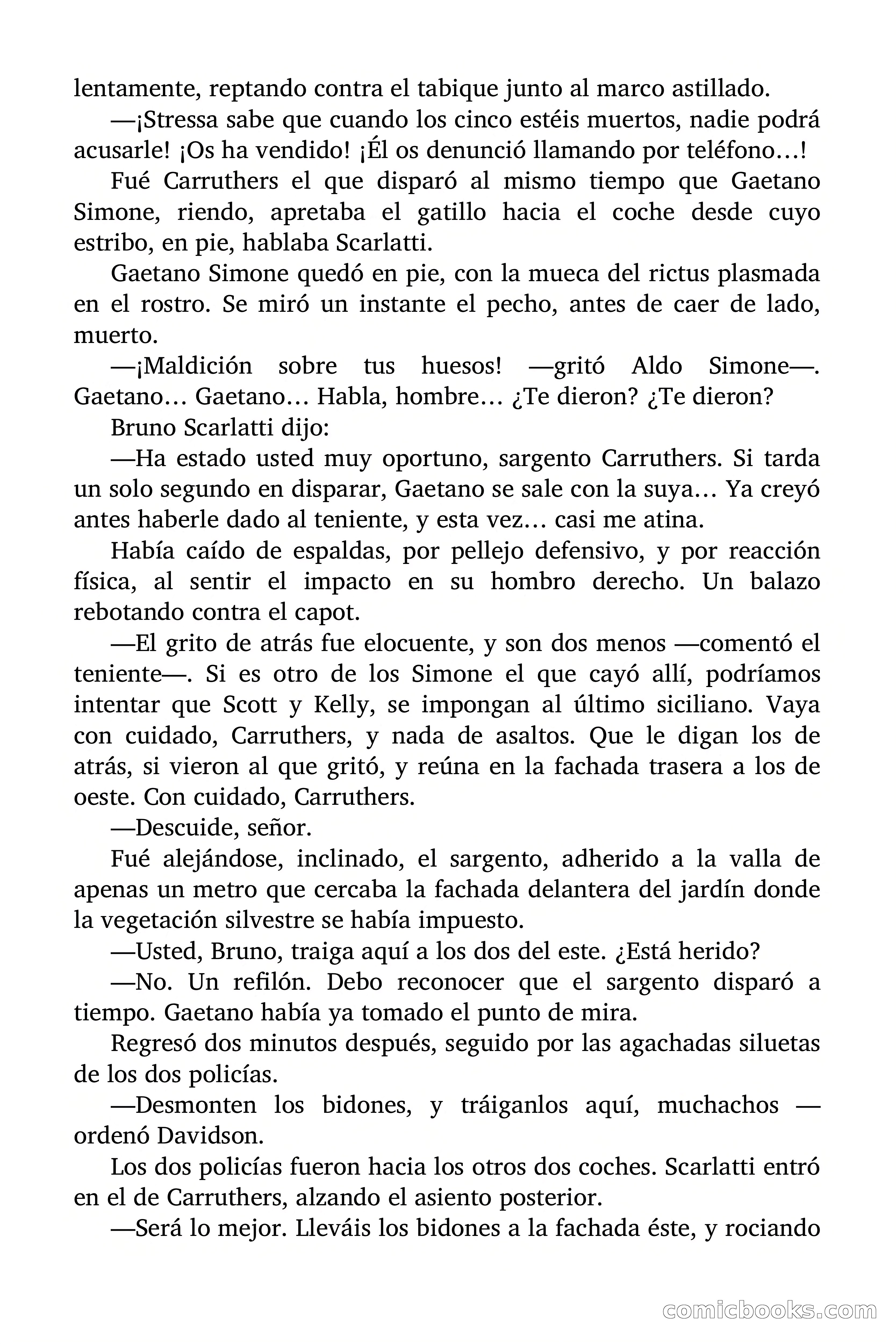 Detective Magazine Cover: "Vendetta en Chicago" — page 34 of 91