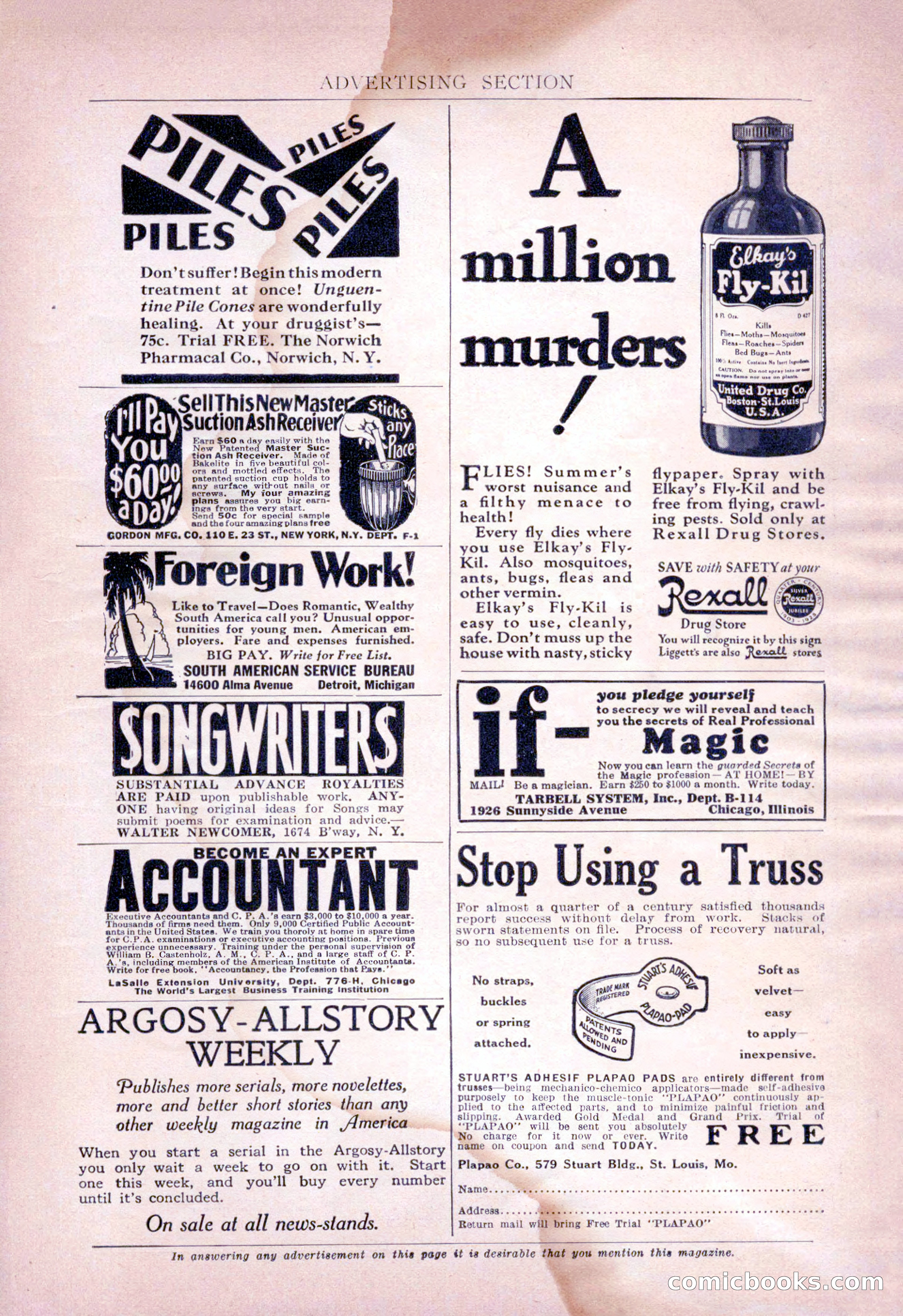 Detective Fiction Weekly, July 7, 1928 — page 9 of 156
