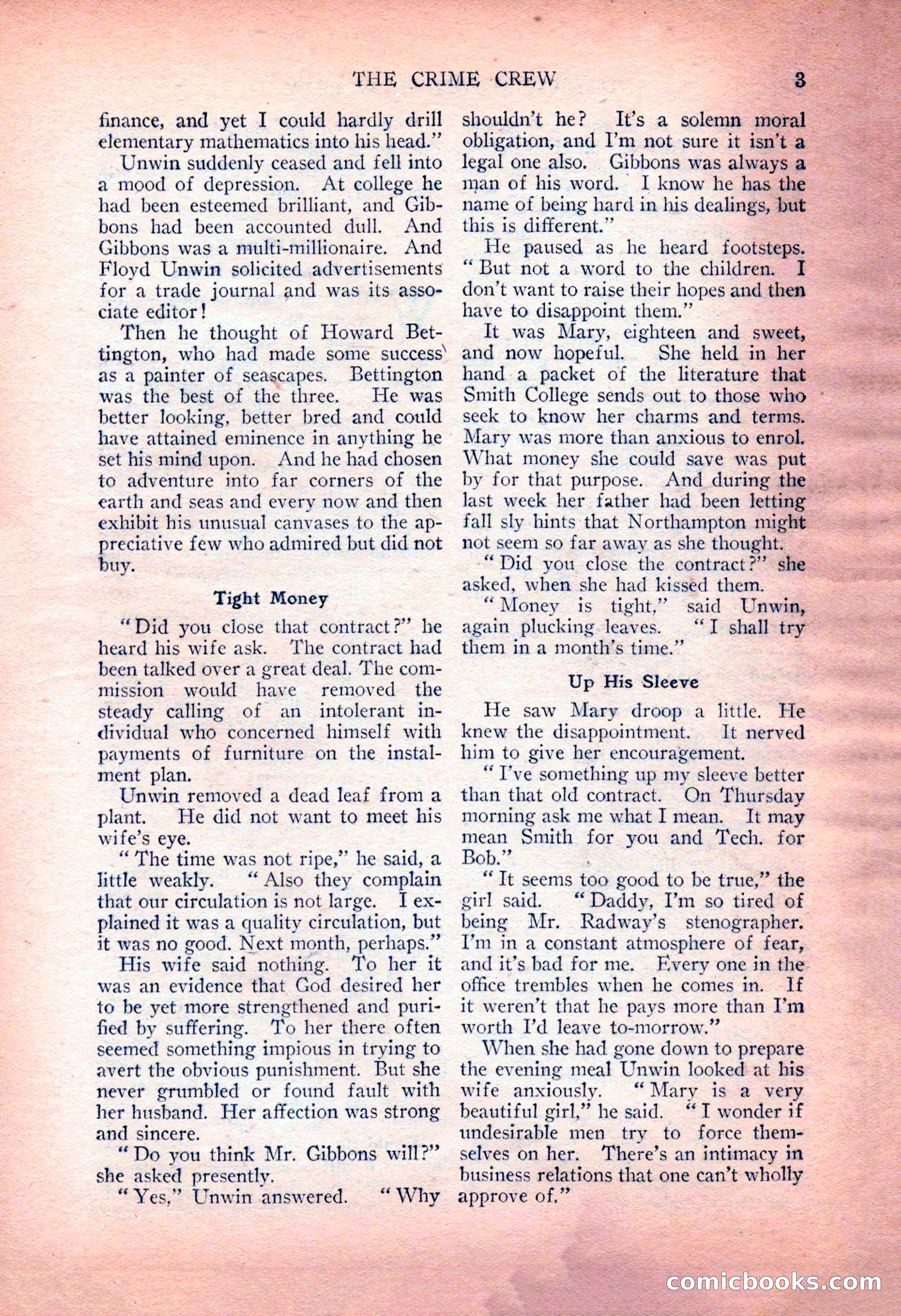 Detective Fiction Weekly, July 7, 1928 — page 13 of 156