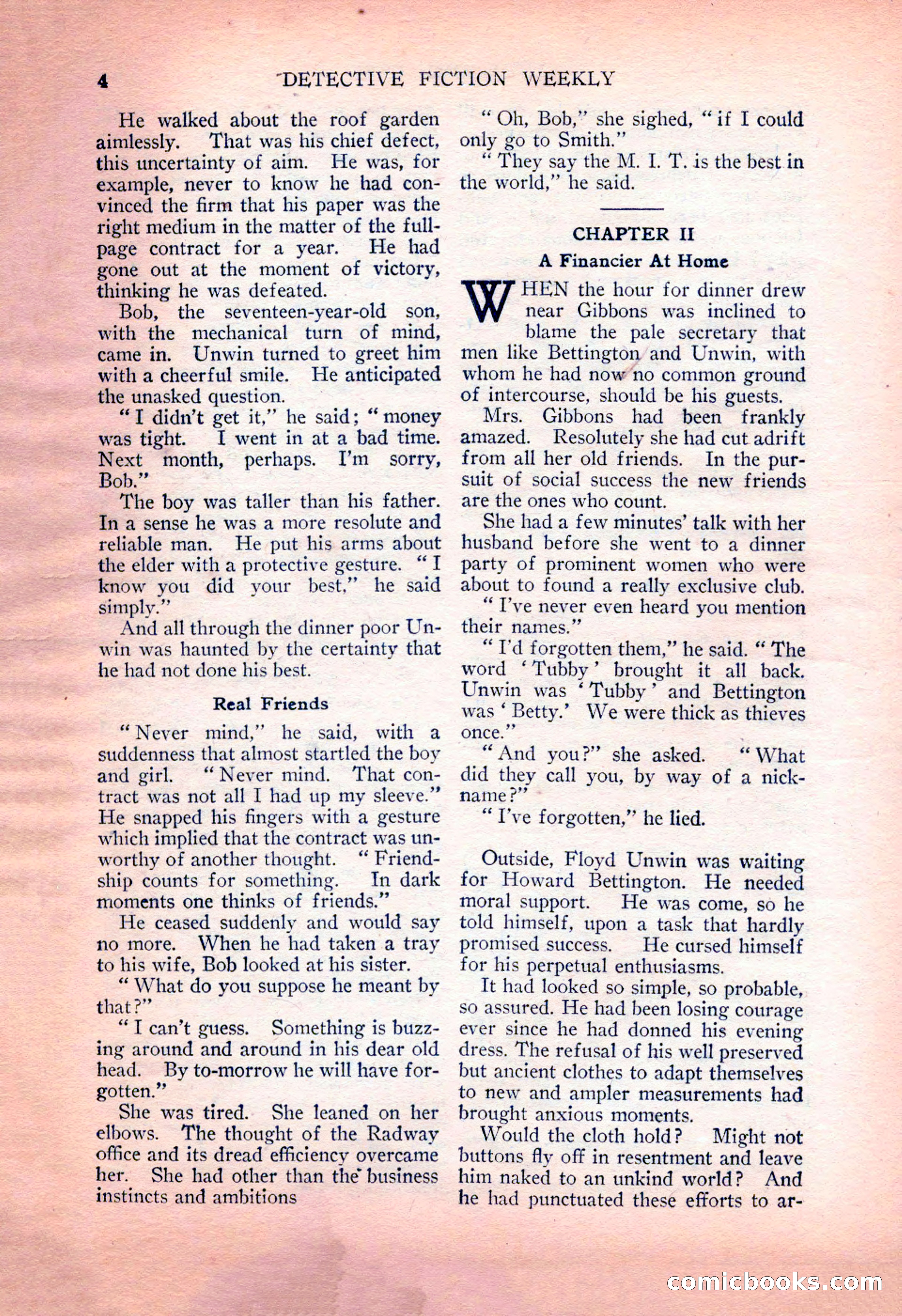 Detective Fiction Weekly, July 7, 1928 — page 14 of 156