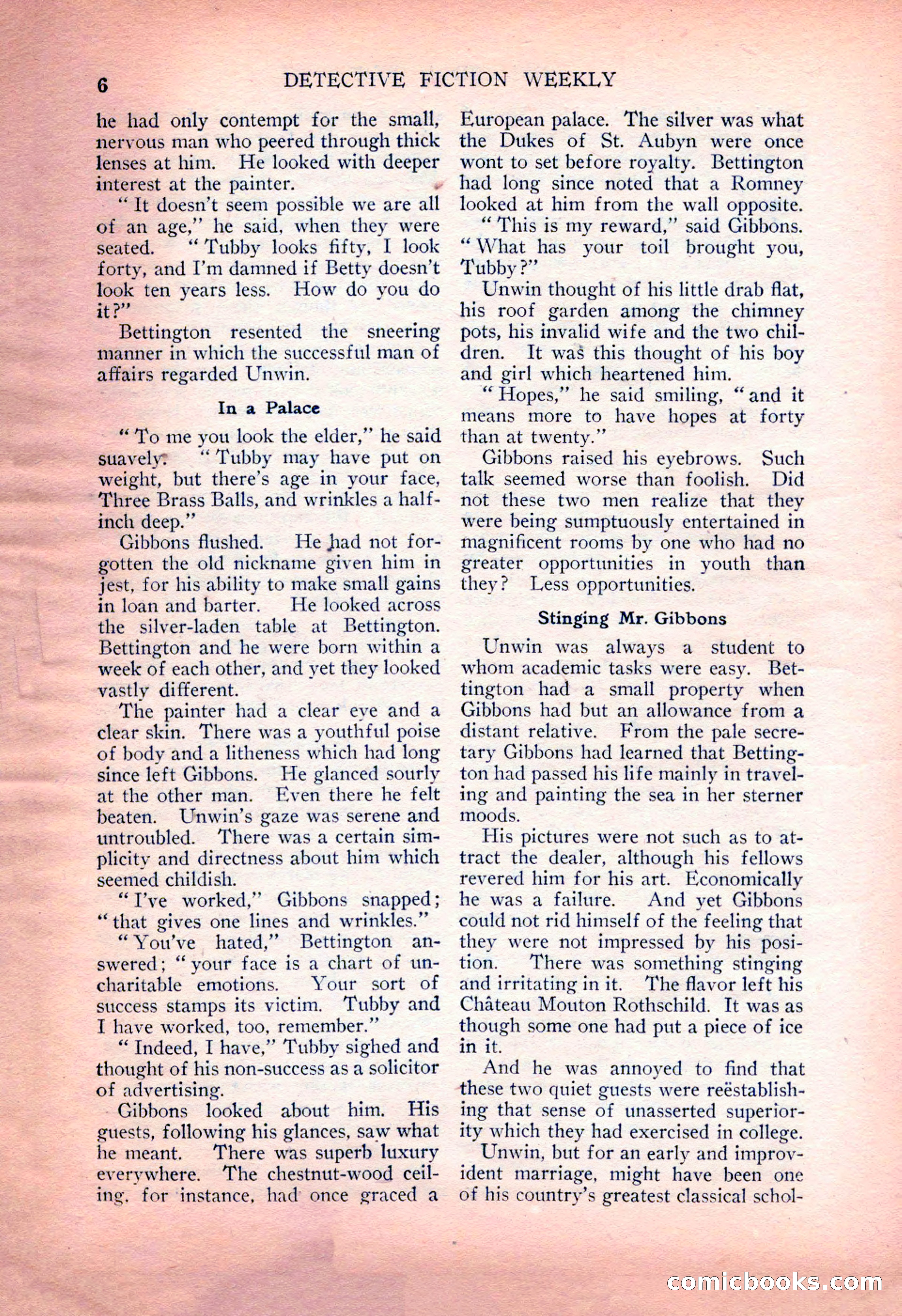 Detective Fiction Weekly, July 7, 1928 — page 16 of 156