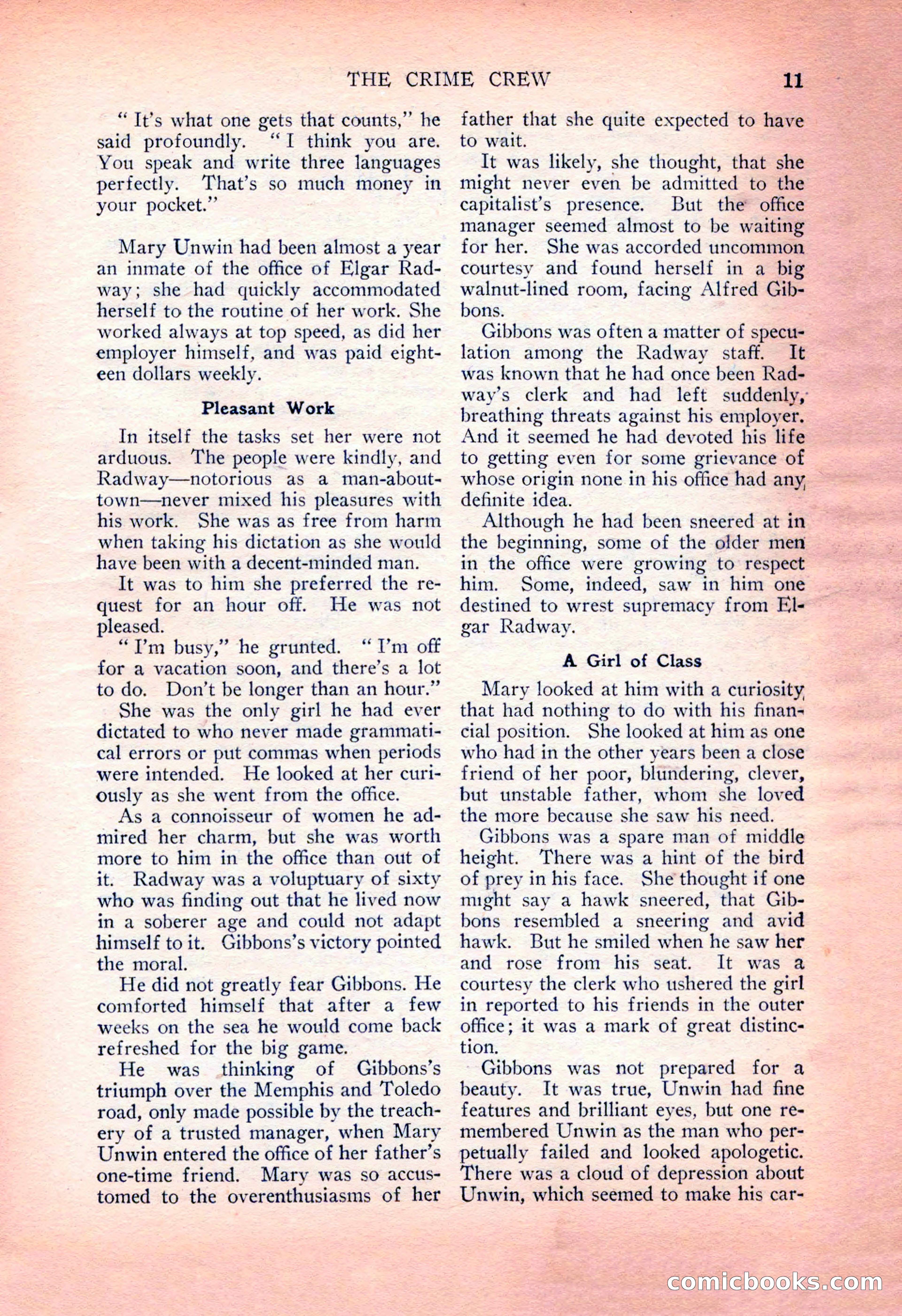 Detective Fiction Weekly, July 7, 1928 — page 21 of 156