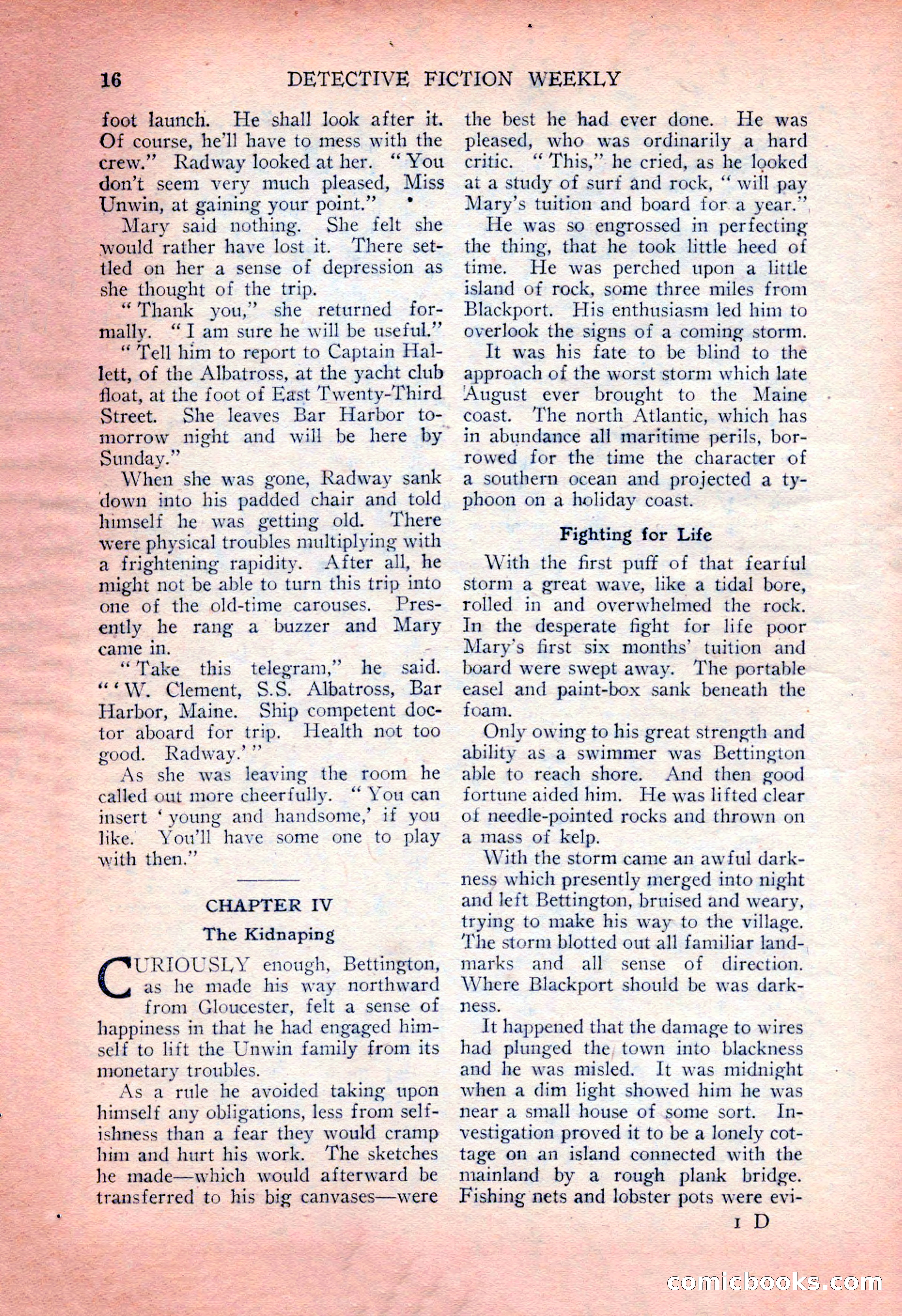 Detective Fiction Weekly, July 7, 1928 — page 26 of 156