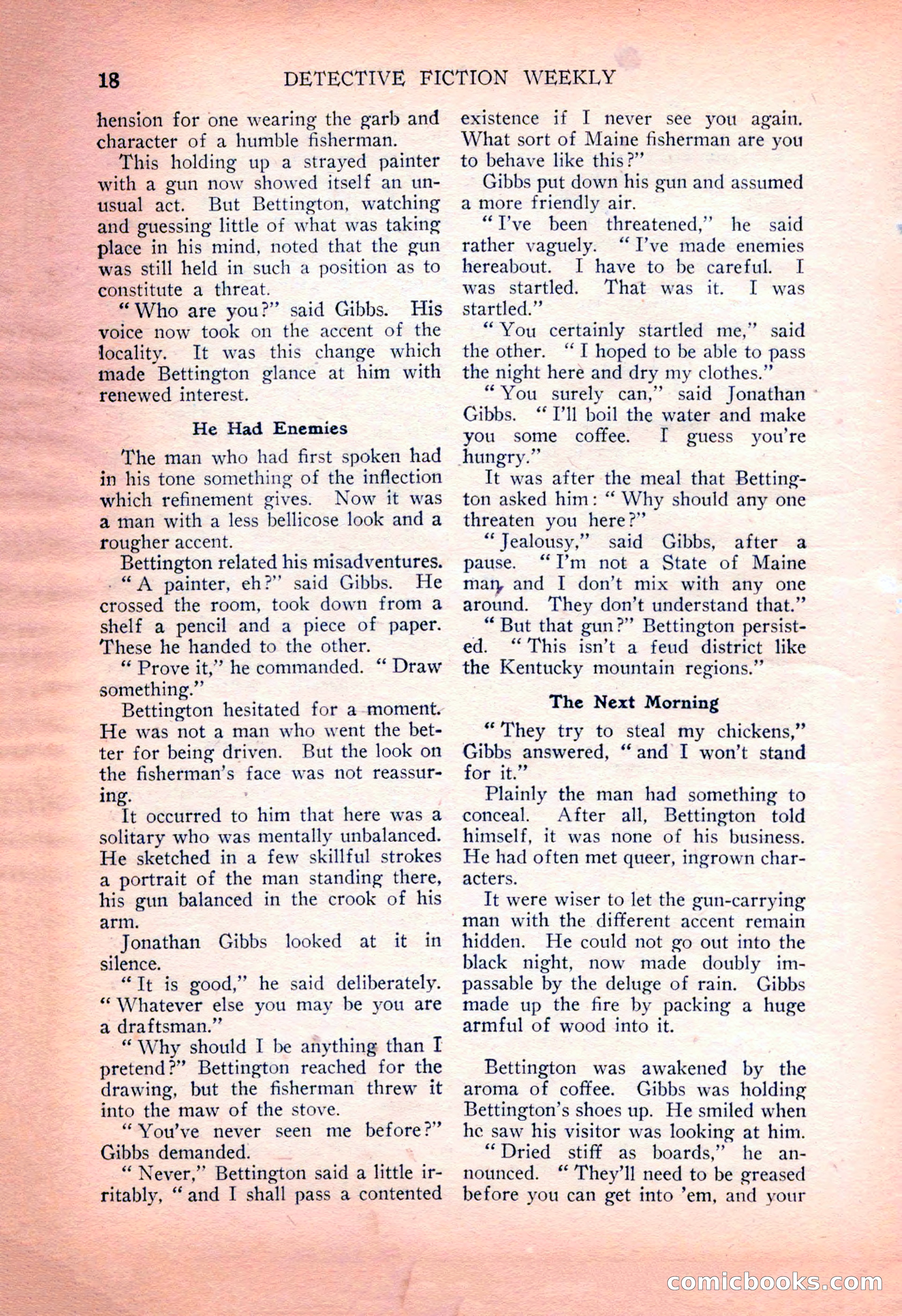 Detective Fiction Weekly, July 7, 1928 — page 28 of 156