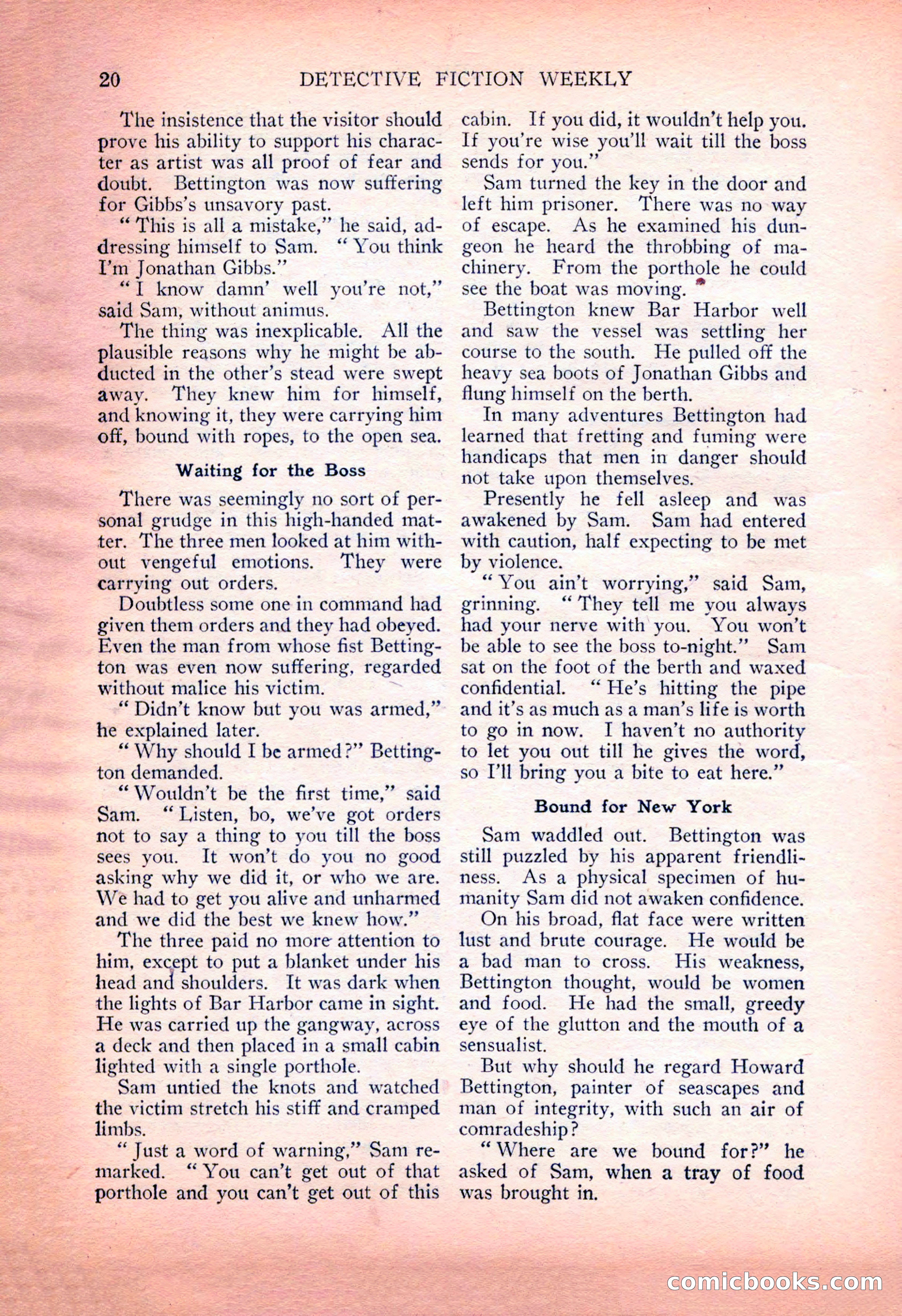 Detective Fiction Weekly, July 7, 1928 — page 30 of 156
