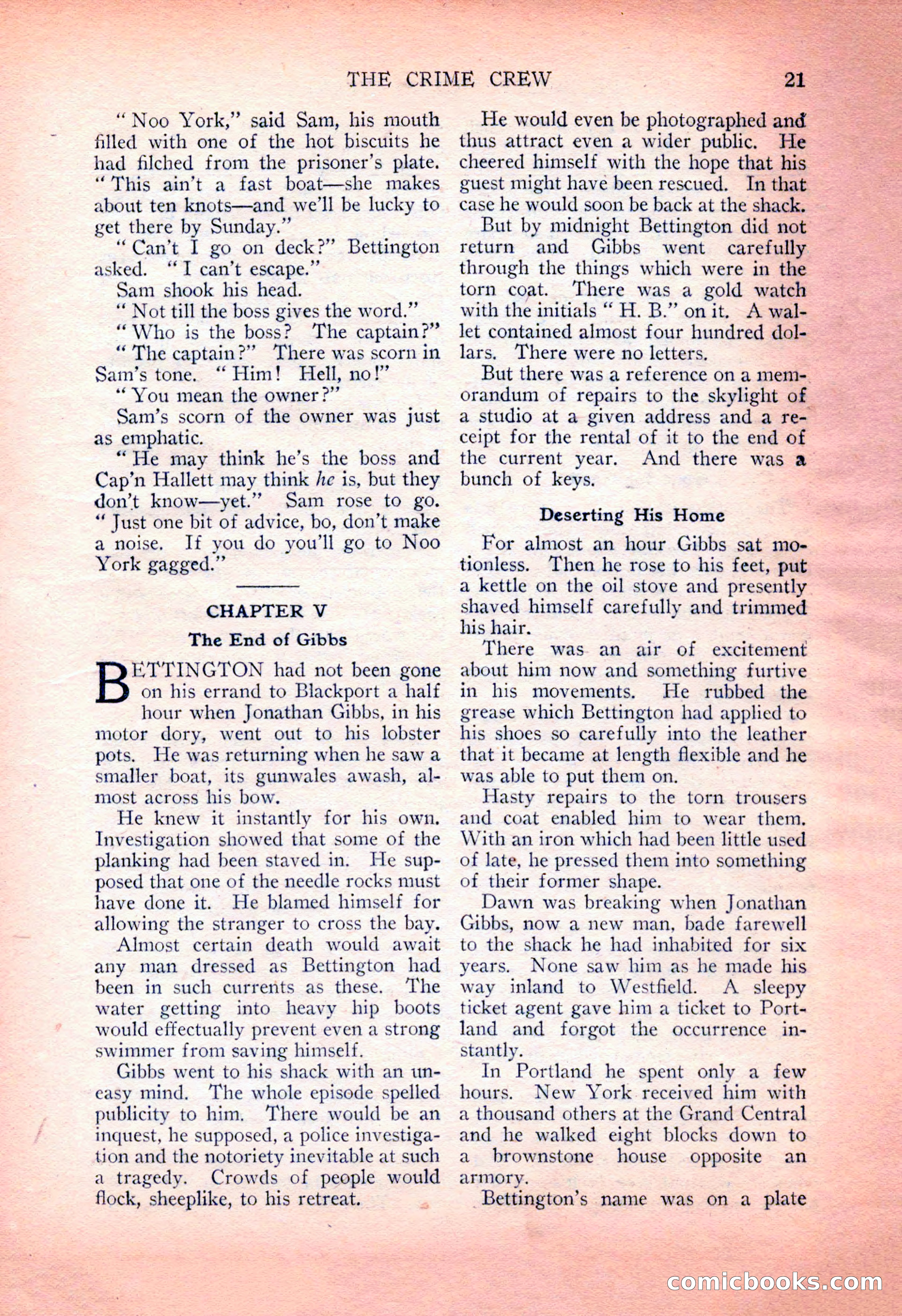 Detective Fiction Weekly, July 7, 1928 — page 31 of 156