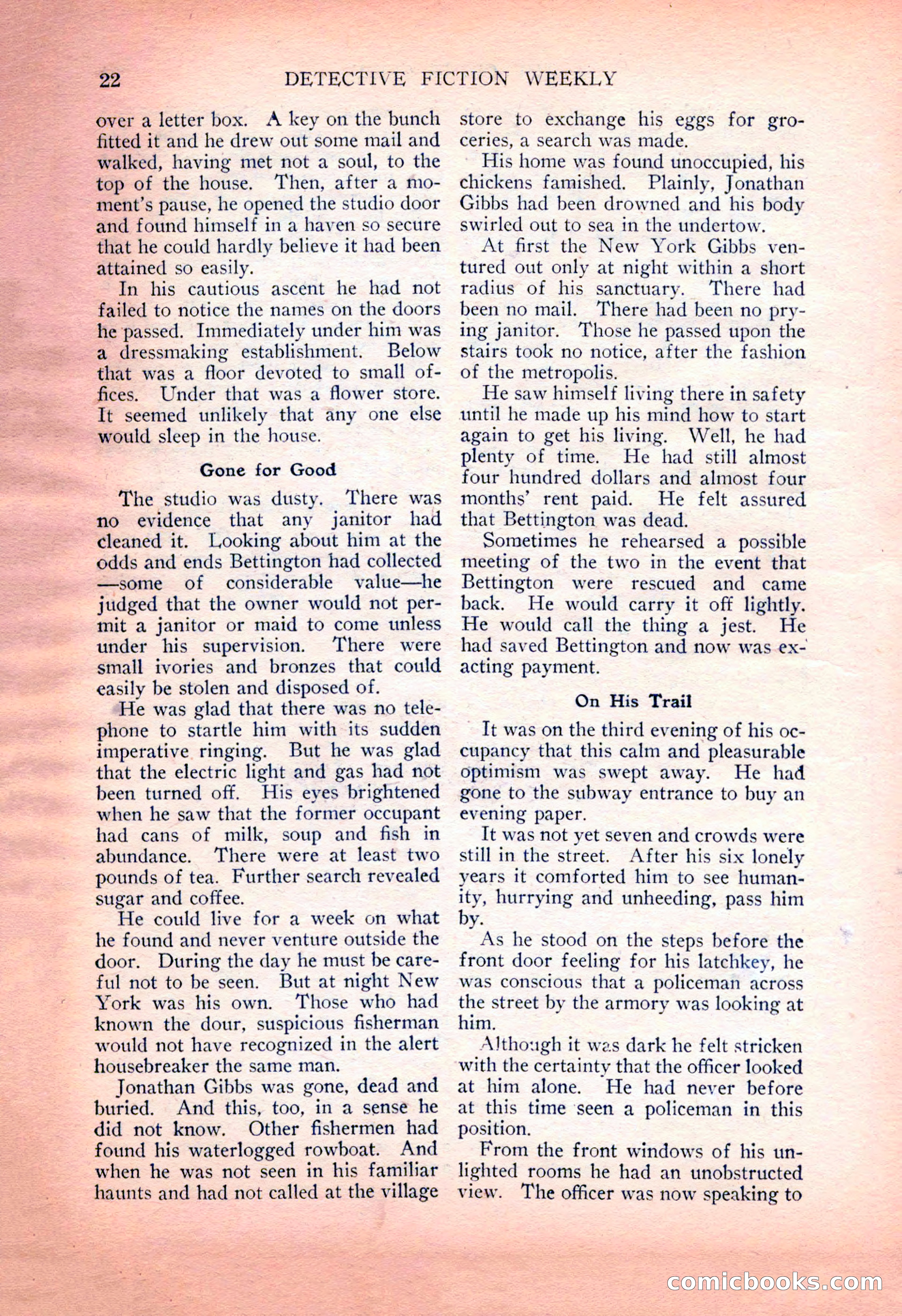 Detective Fiction Weekly, July 7, 1928 — page 32 of 156
