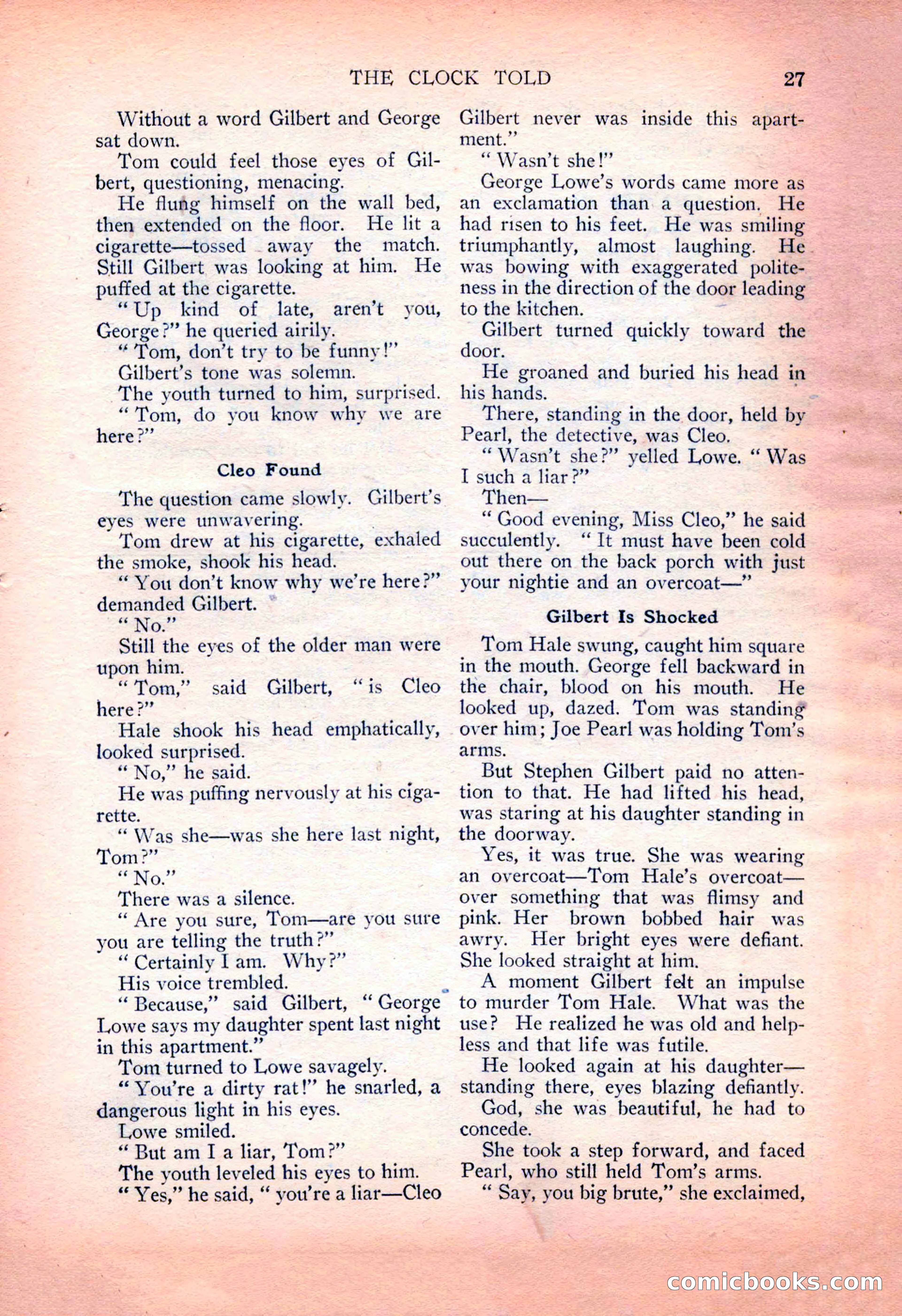 Detective Fiction Weekly, July 7, 1928 — page 37 of 156