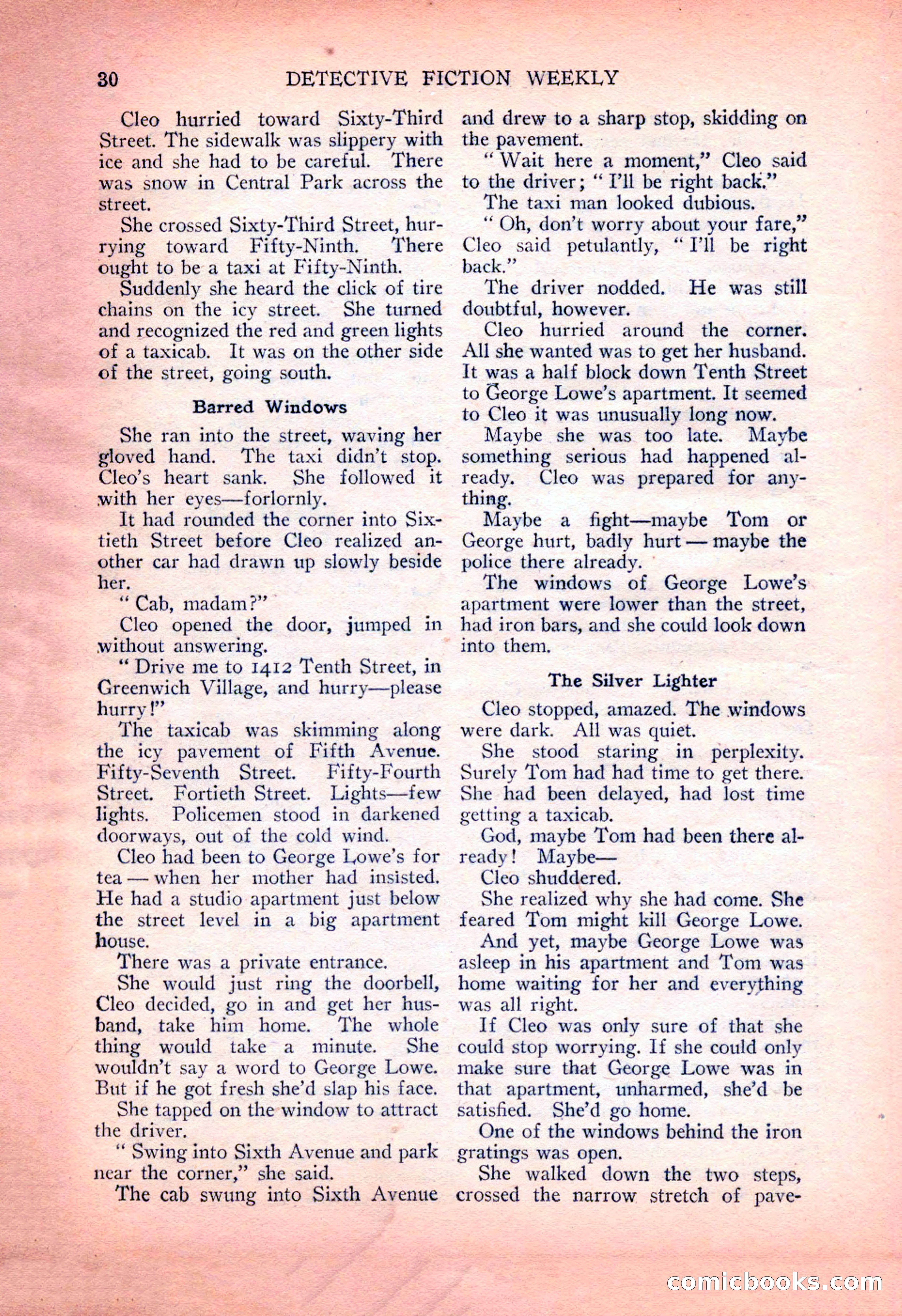 Detective Fiction Weekly, July 7, 1928 — page 40 of 156