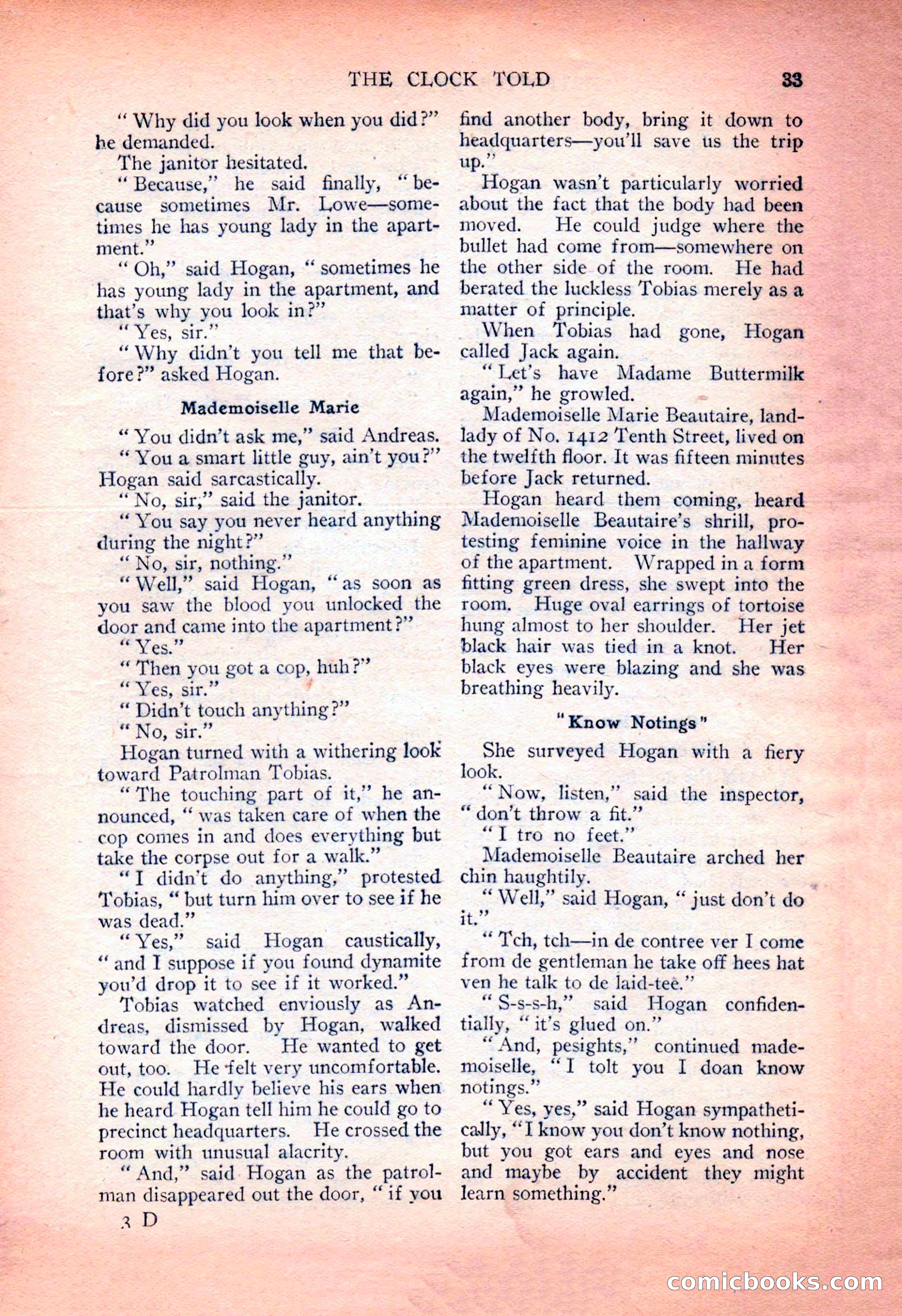 Detective Fiction Weekly, July 7, 1928 — page 43 of 156