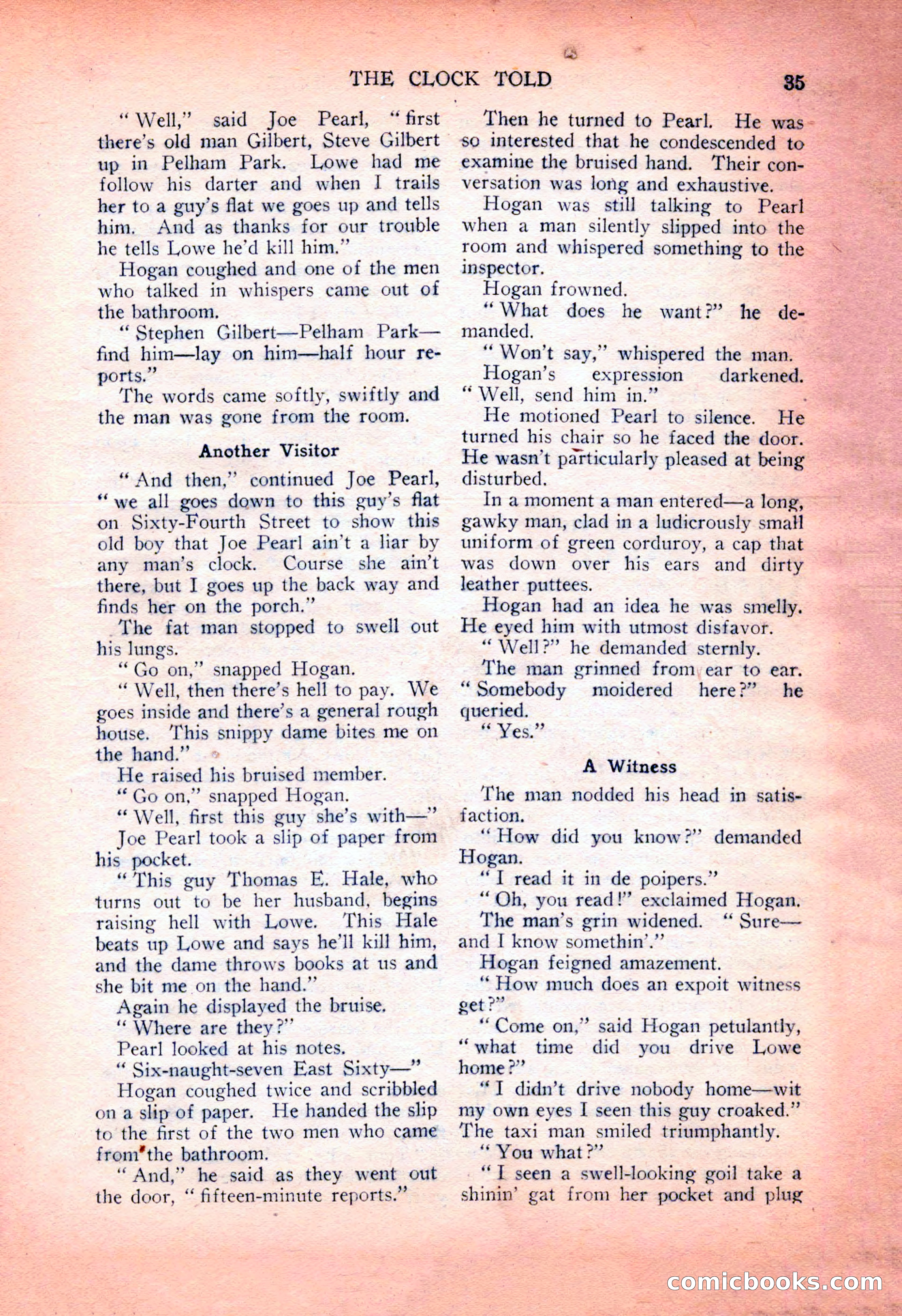 Detective Fiction Weekly, July 7, 1928 — page 45 of 156