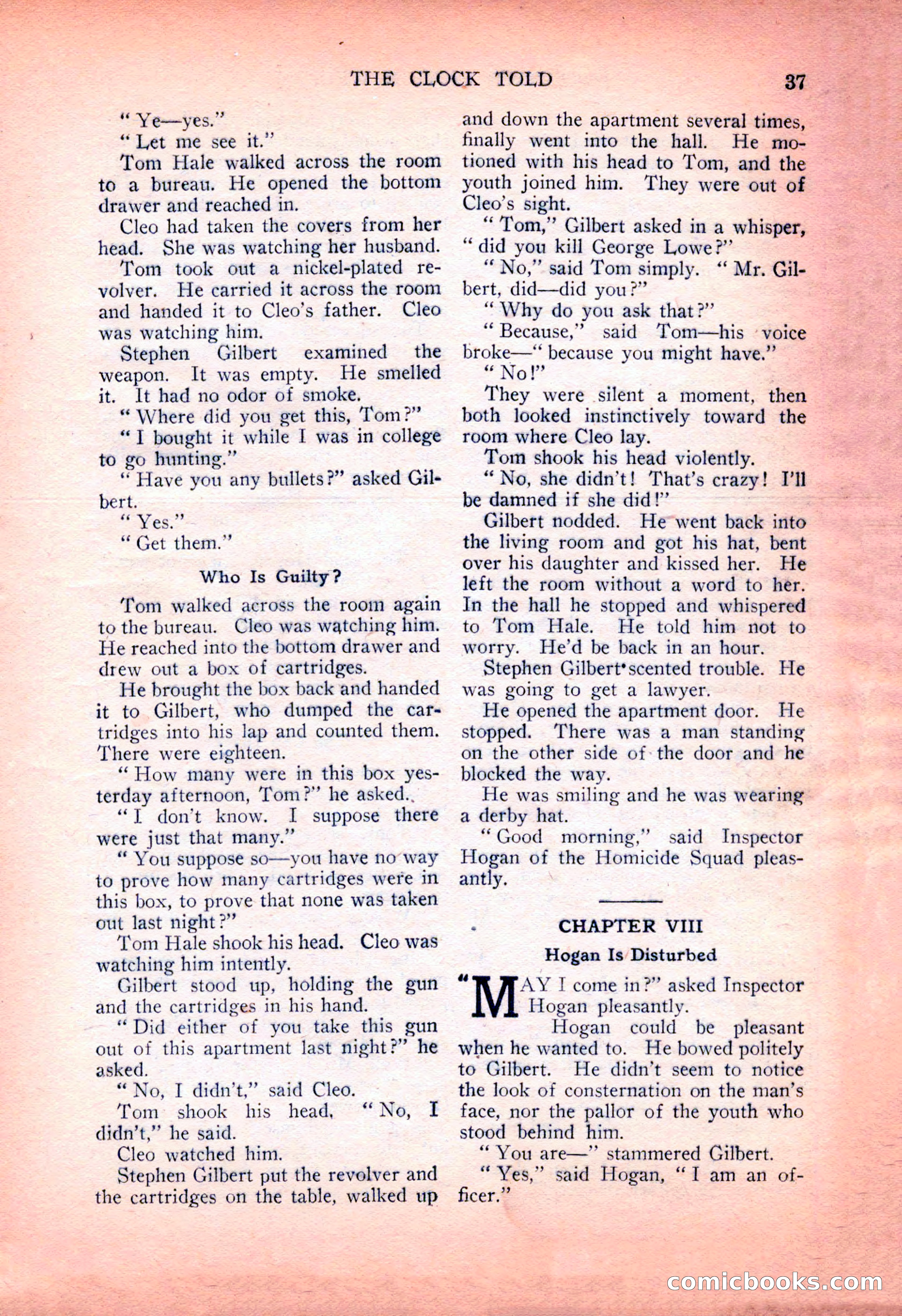 Detective Fiction Weekly, July 7, 1928 — page 47 of 156