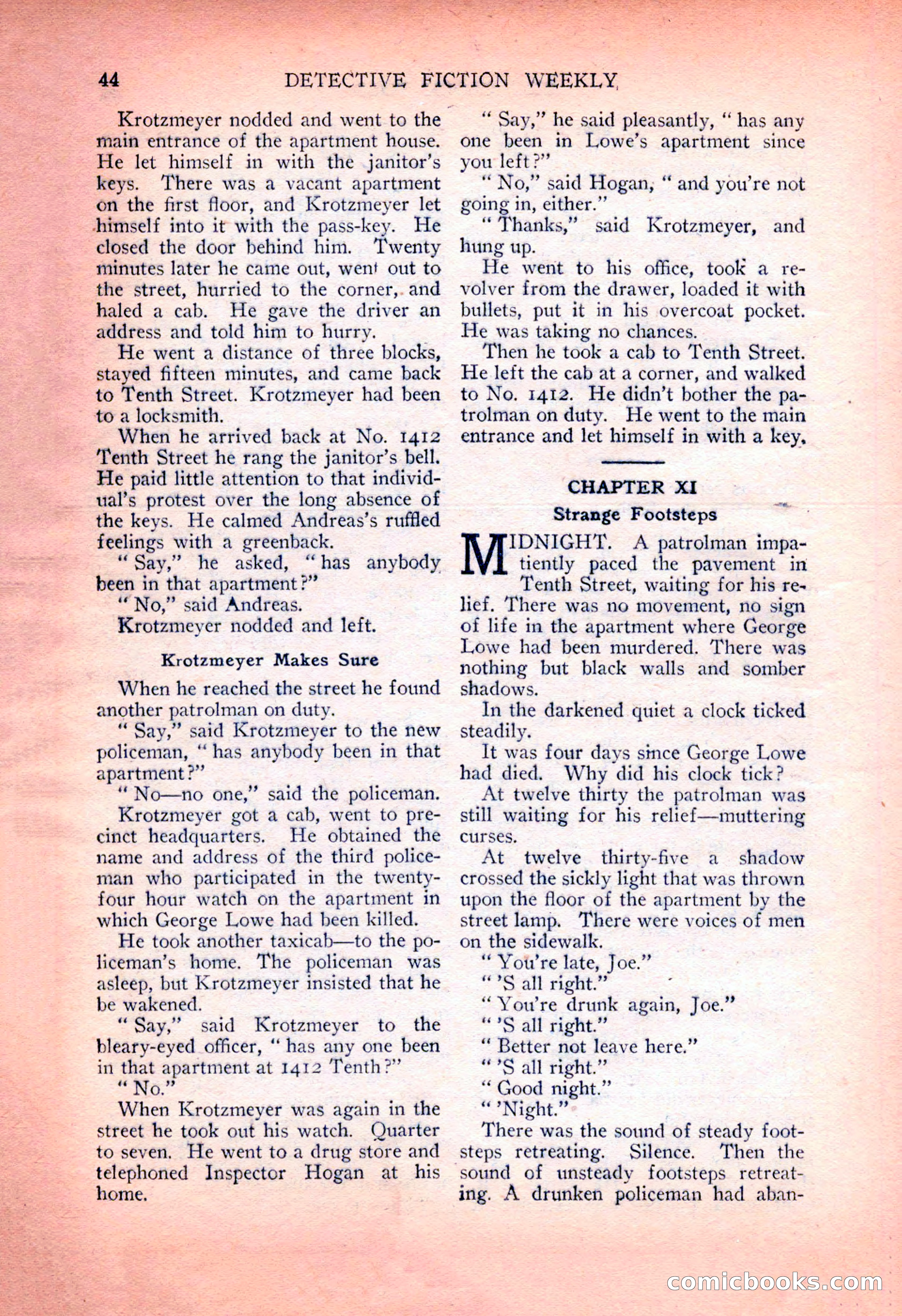 Detective Fiction Weekly, July 7, 1928 — page 54 of 156