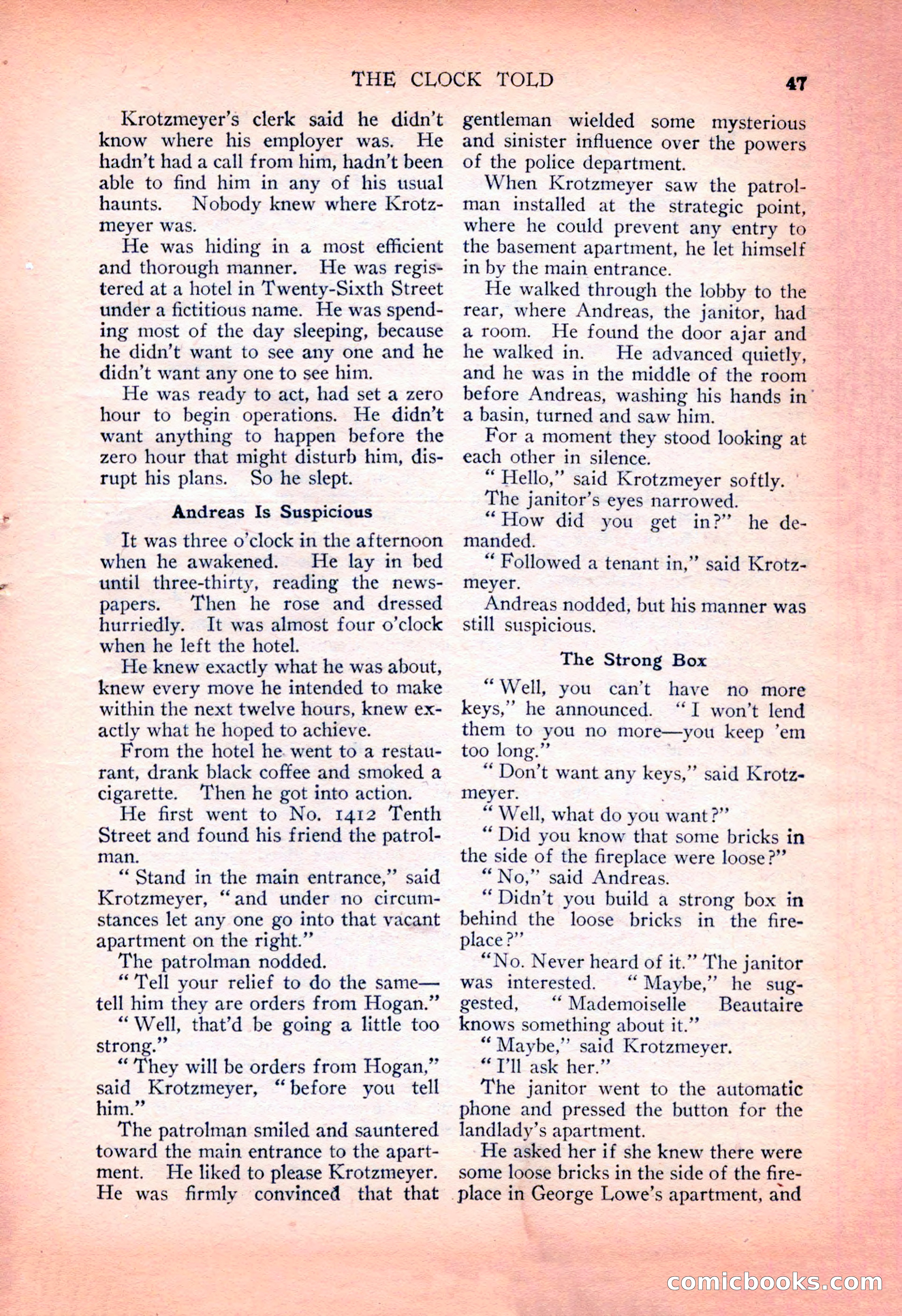 Detective Fiction Weekly, July 7, 1928 — page 57 of 156