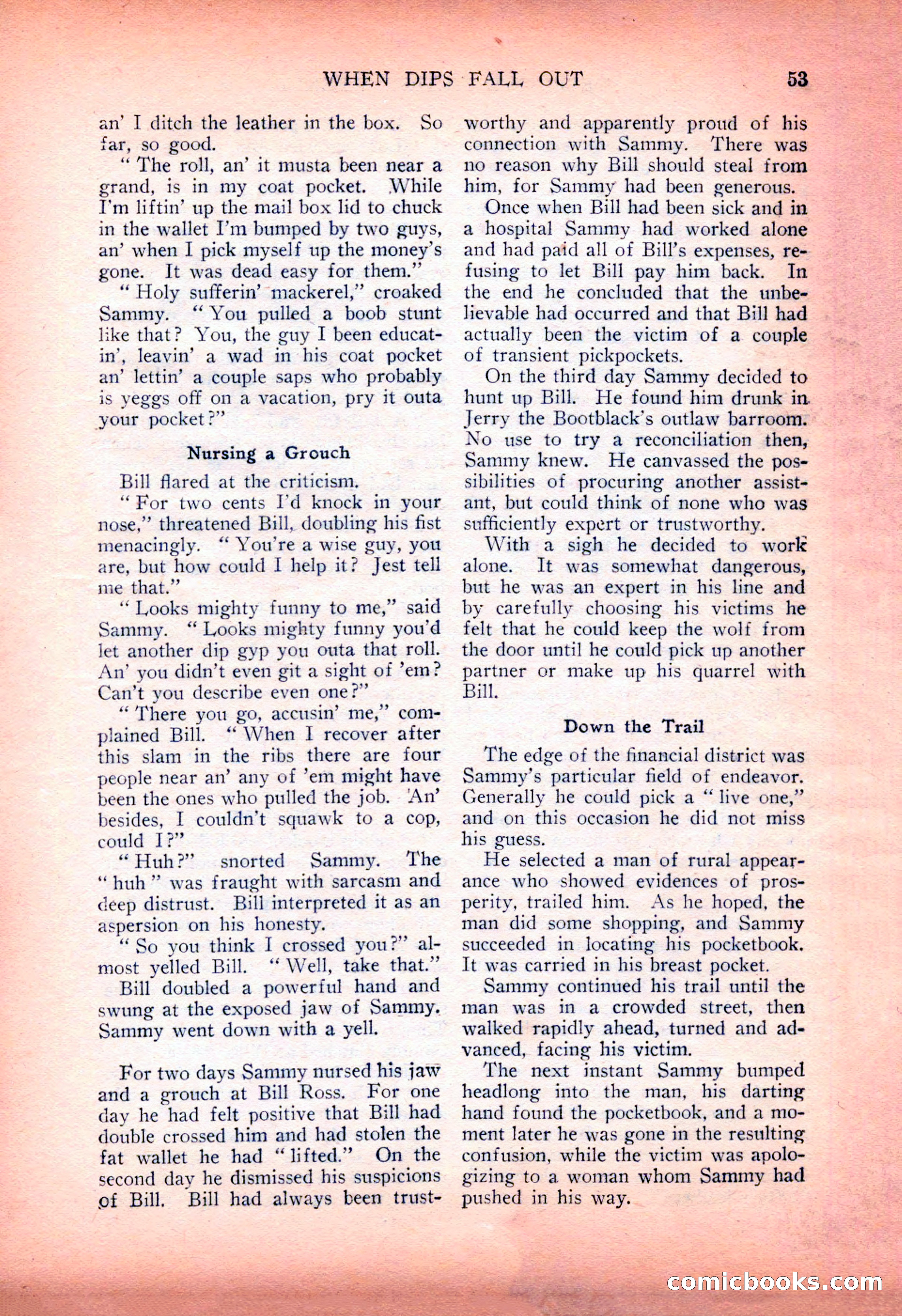 Detective Fiction Weekly, July 7, 1928 — page 63 of 156