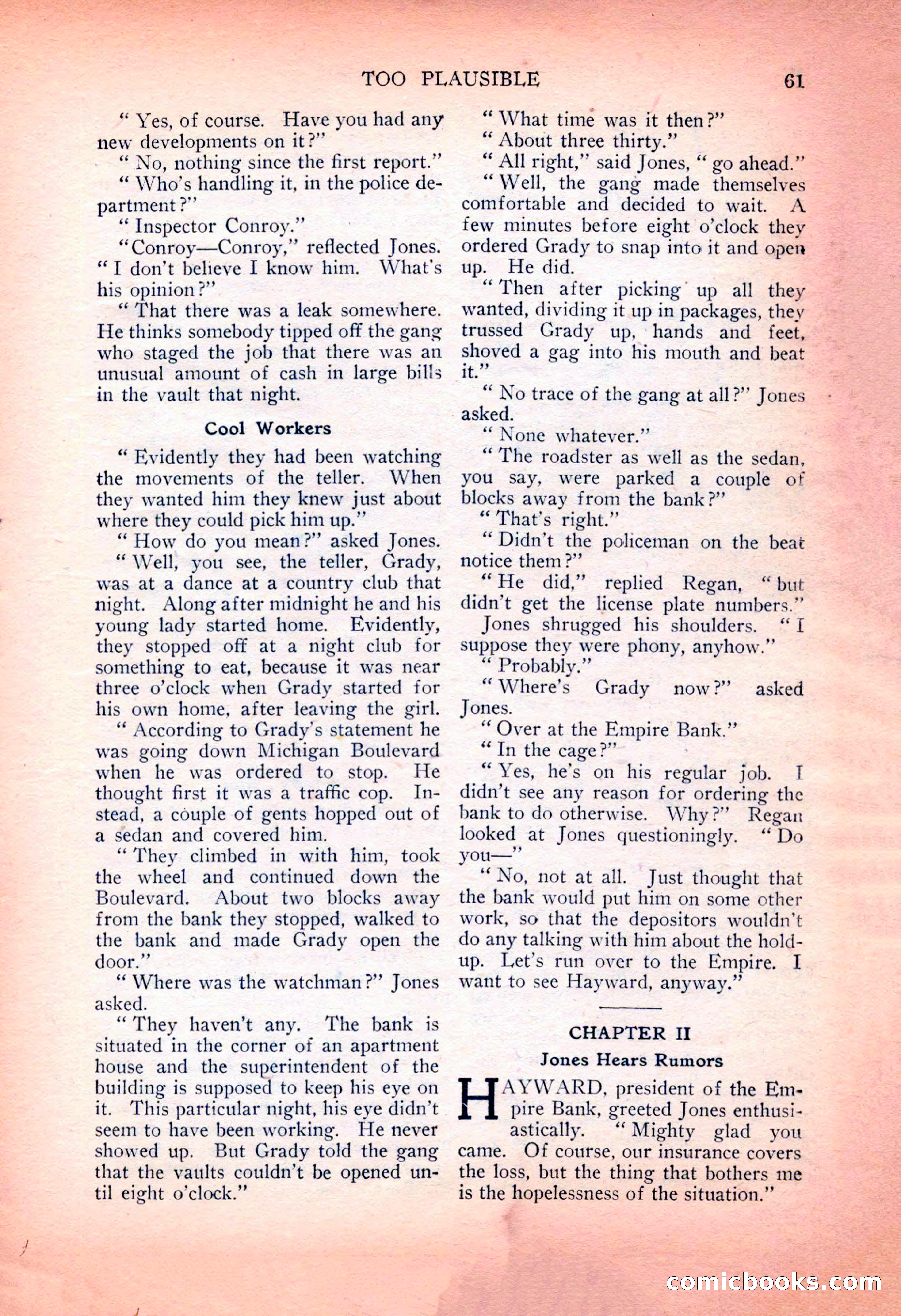 Detective Fiction Weekly, July 7, 1928 — page 71 of 156