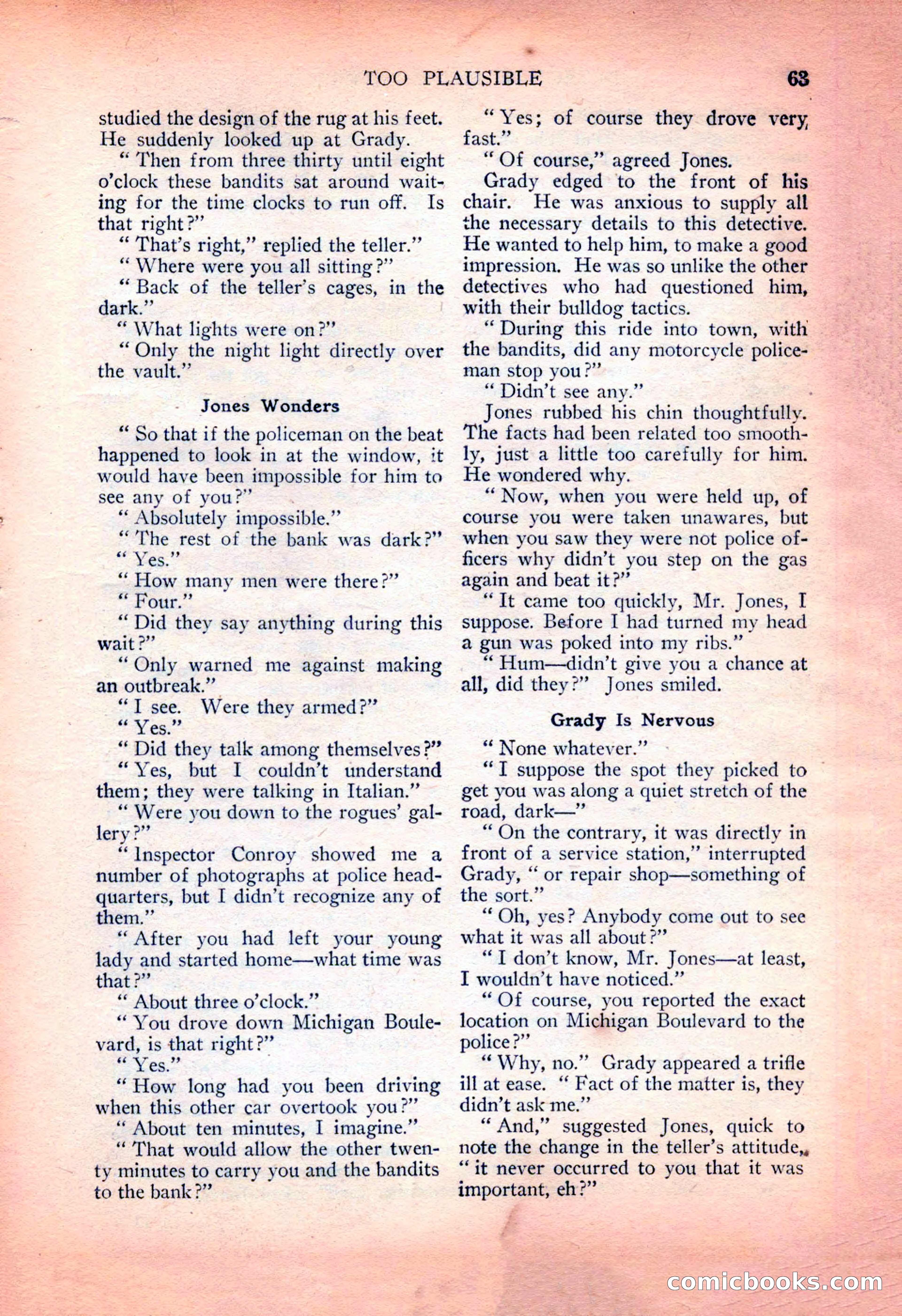 Detective Fiction Weekly, July 7, 1928 — page 73 of 156