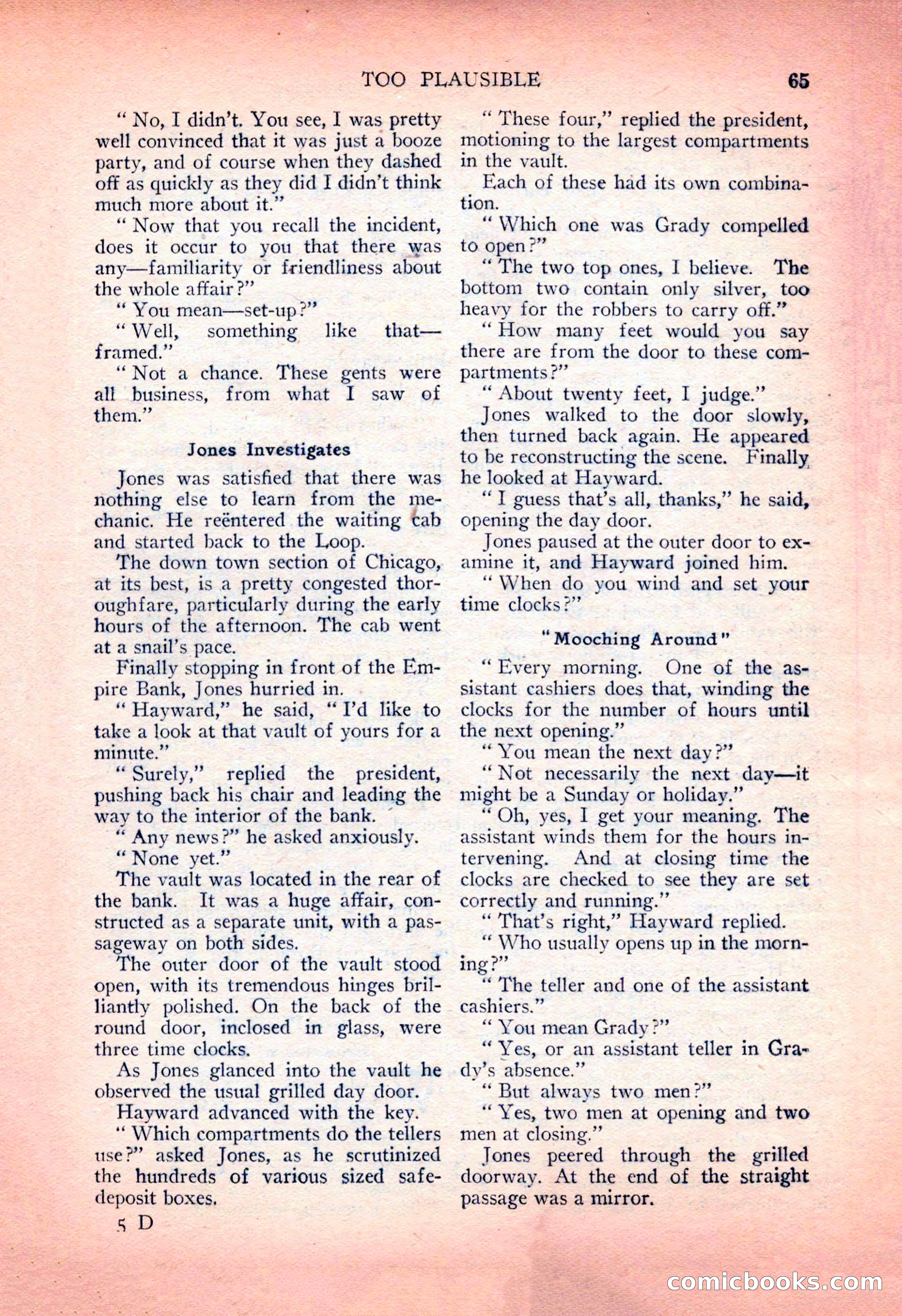 Detective Fiction Weekly, July 7, 1928 — page 75 of 156