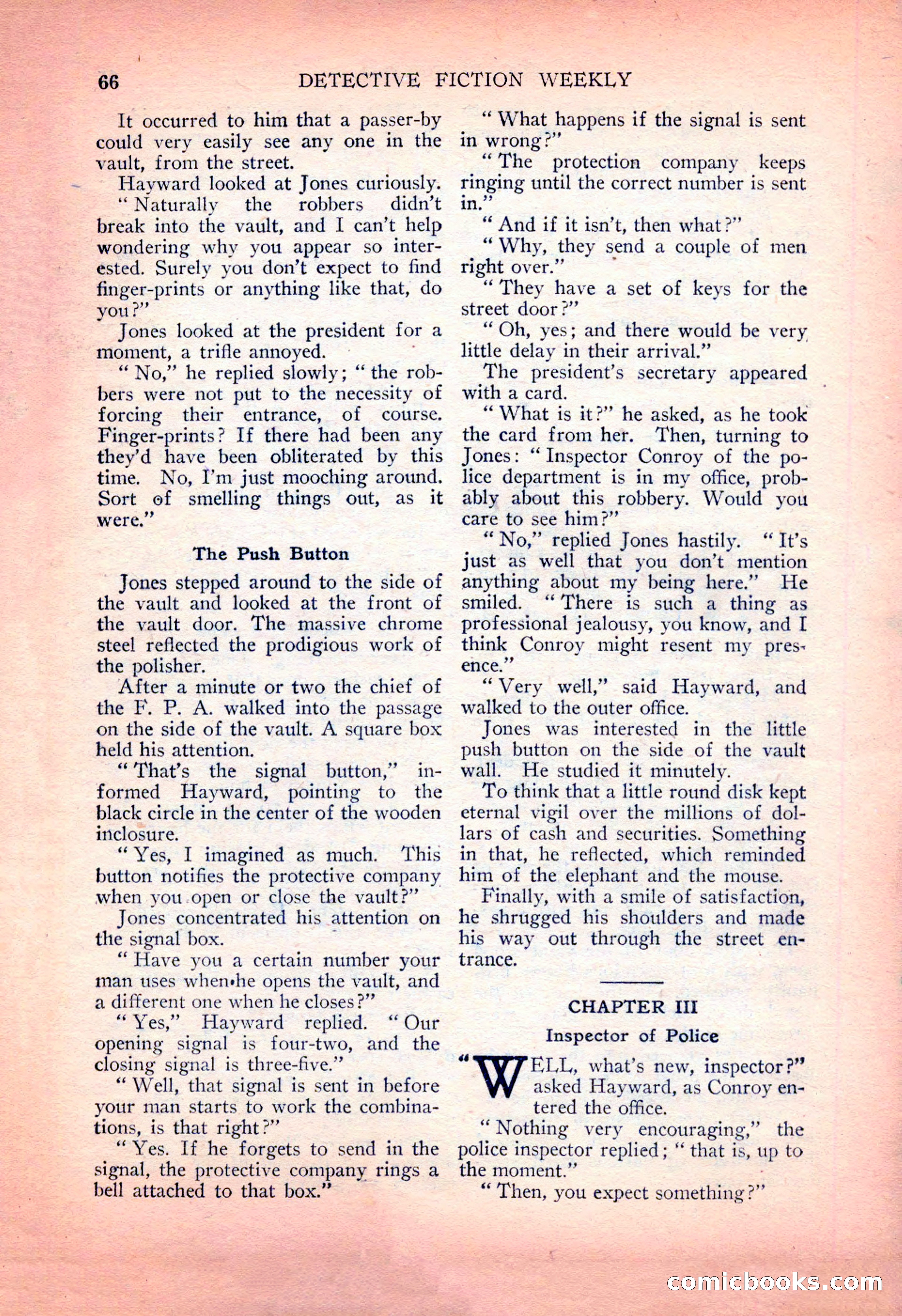 Detective Fiction Weekly, July 7, 1928 — page 76 of 156