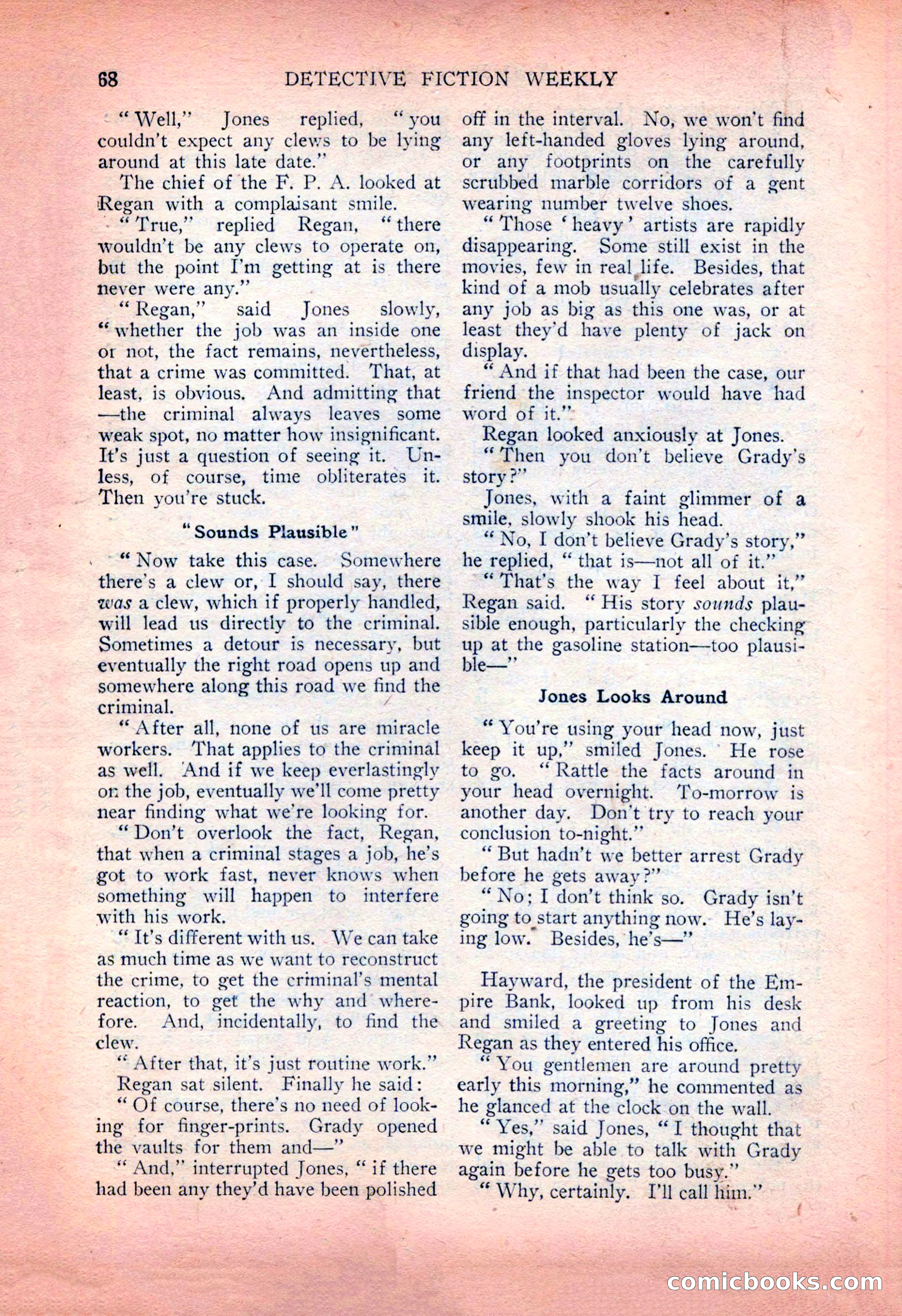 Detective Fiction Weekly, July 7, 1928 — page 78 of 156