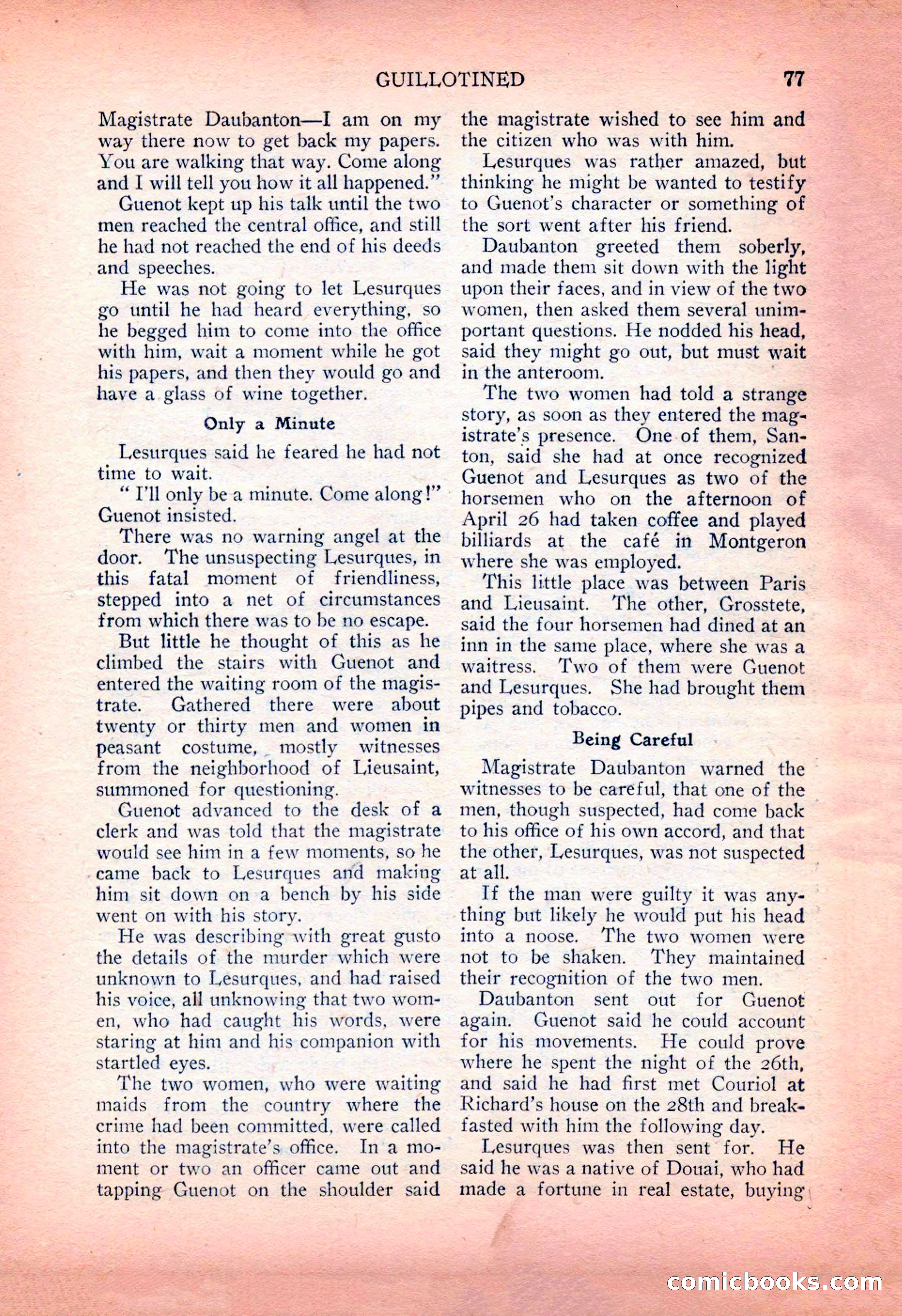 Detective Fiction Weekly, July 7, 1928 — page 87 of 156
