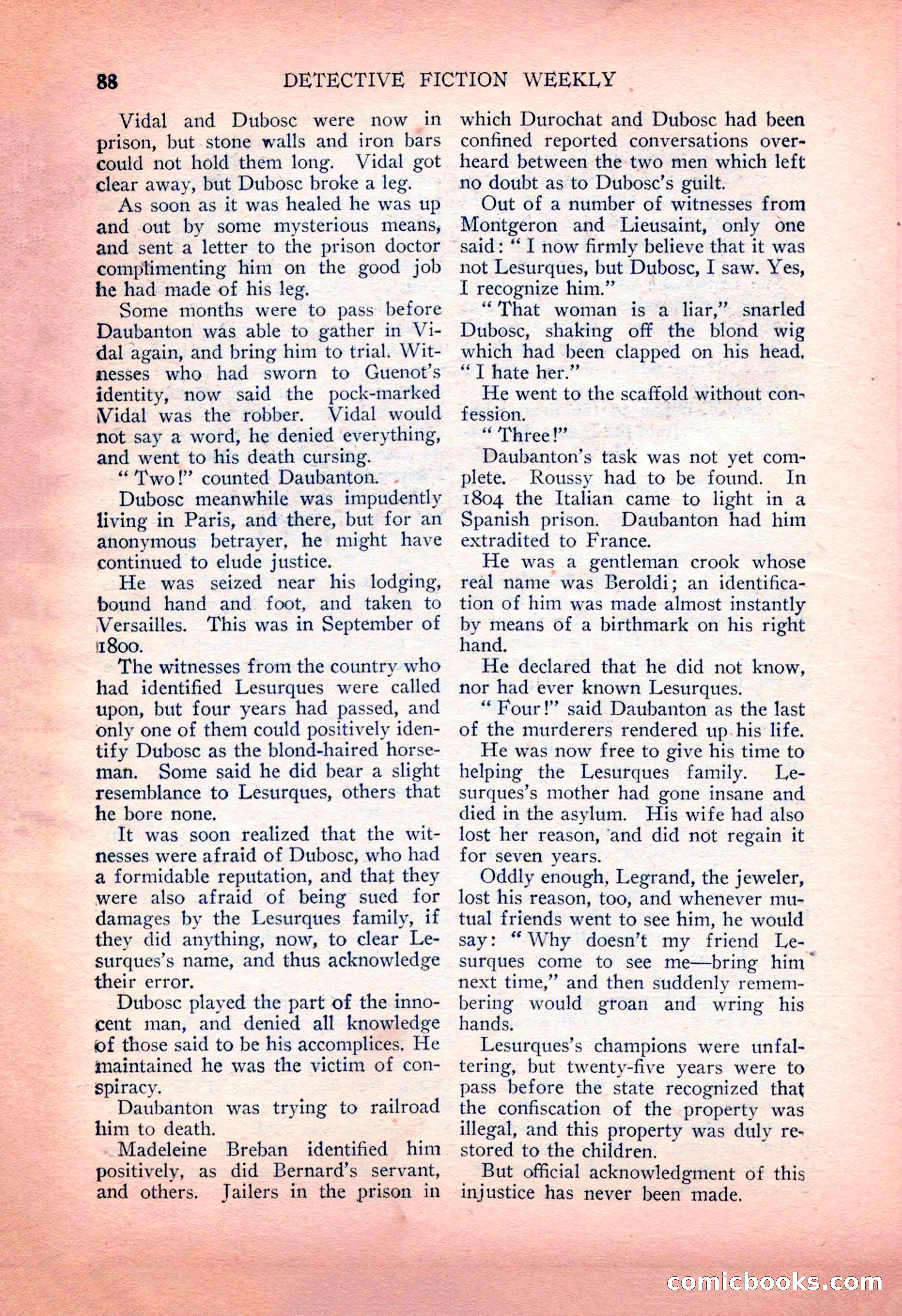 Detective Fiction Weekly, July 7, 1928 — page 98 of 156