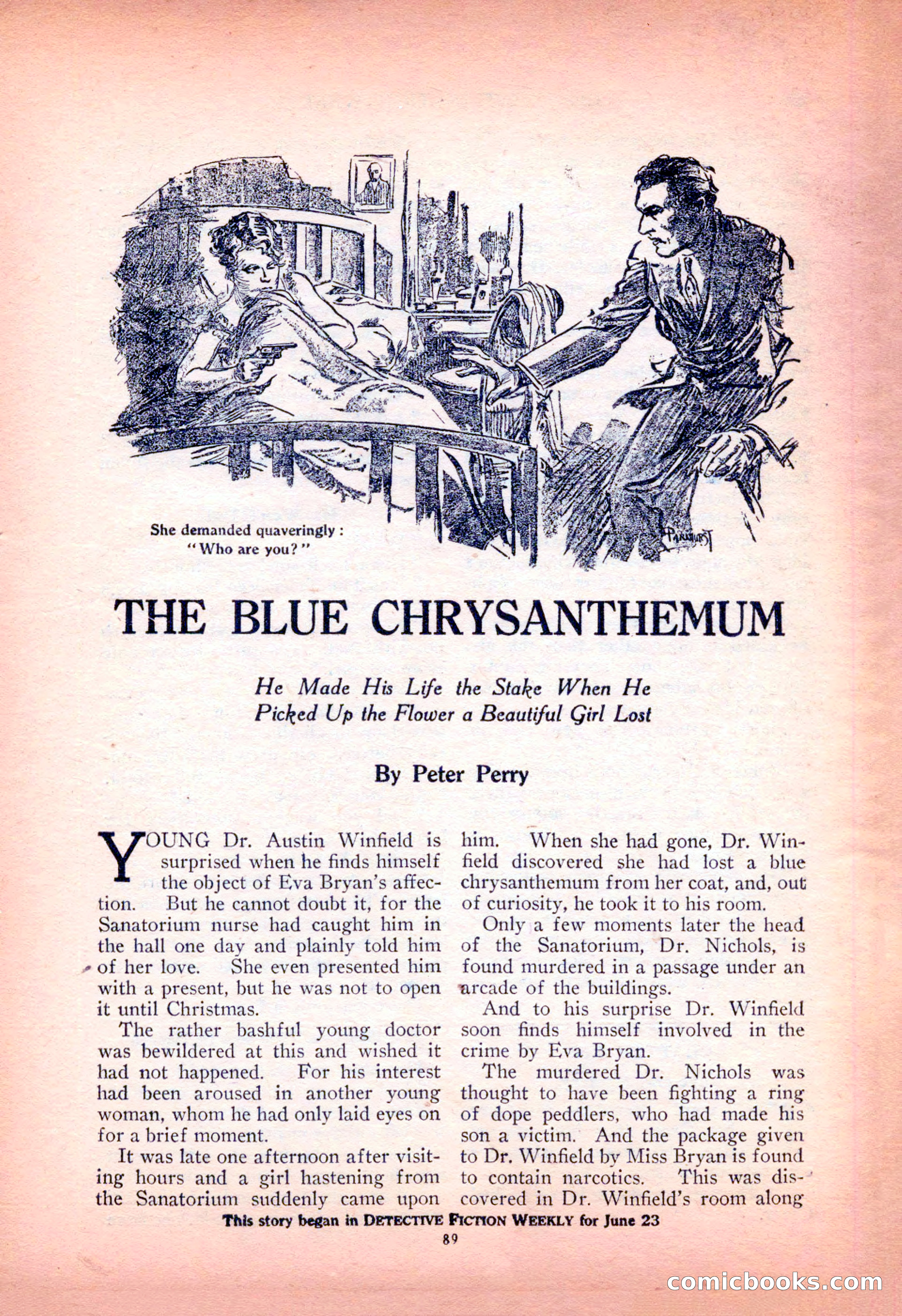 Detective Fiction Weekly, July 7, 1928 — page 99 of 156