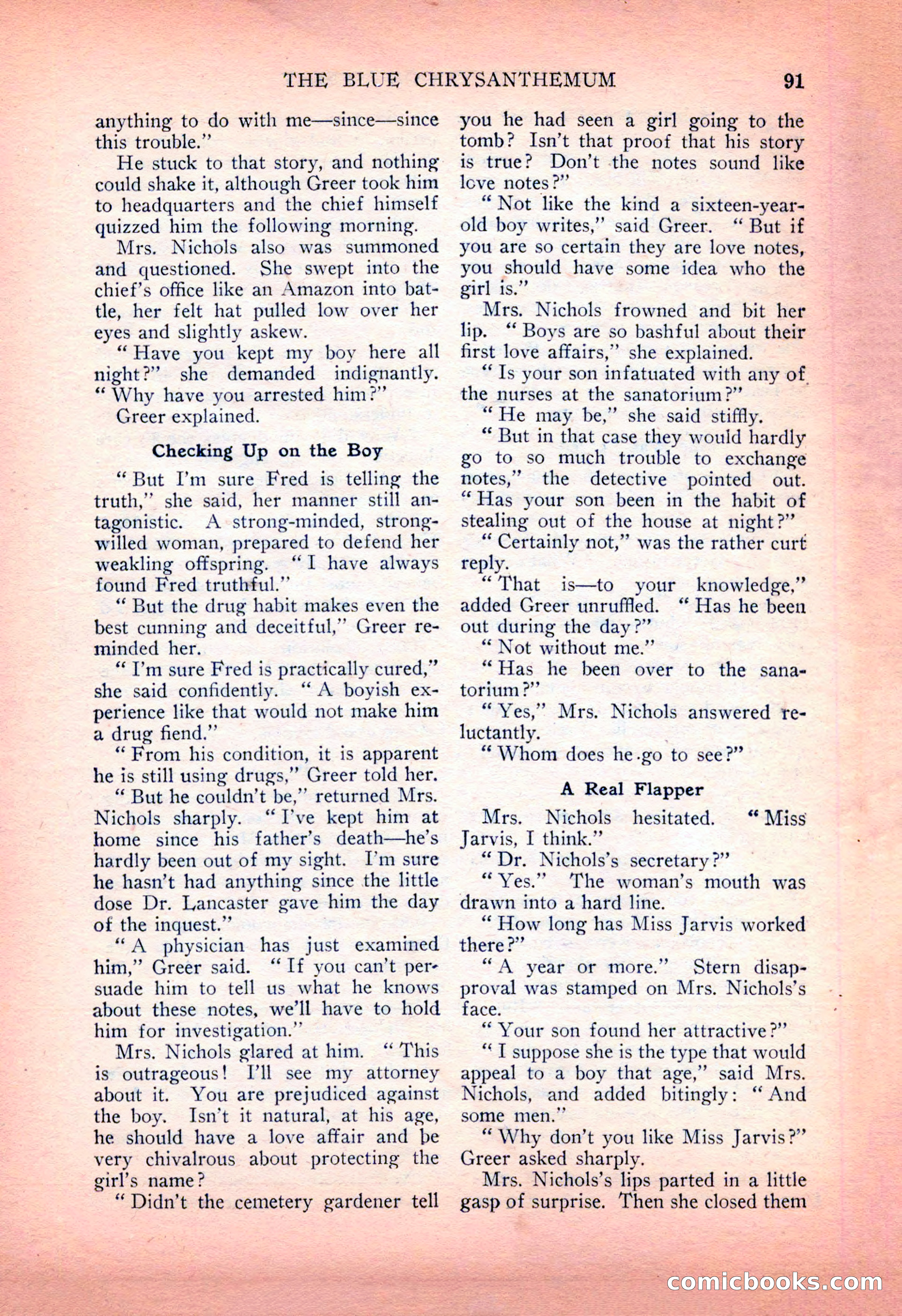 Detective Fiction Weekly, July 7, 1928 — page 101 of 156