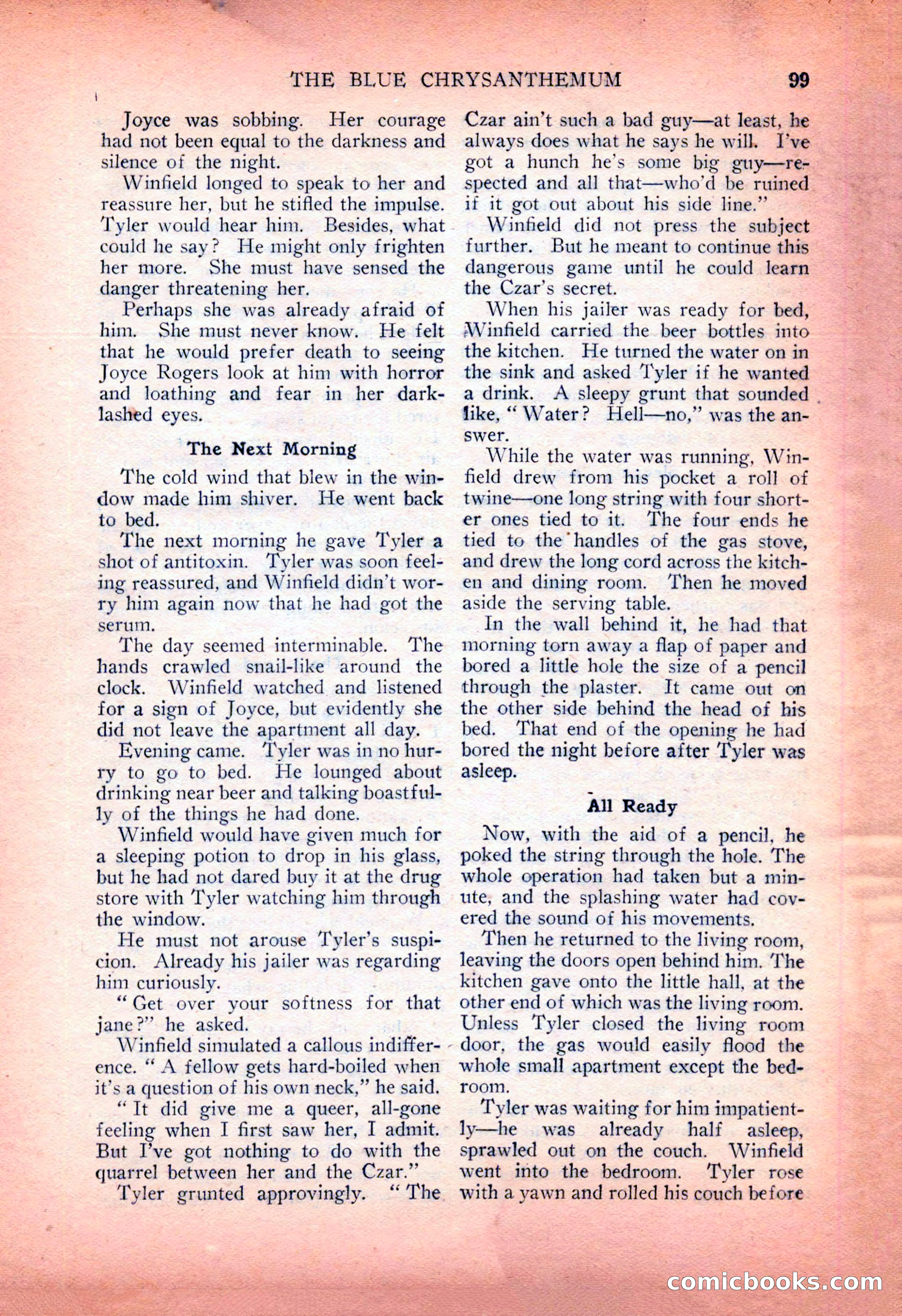 Detective Fiction Weekly, July 7, 1928 — page 109 of 156