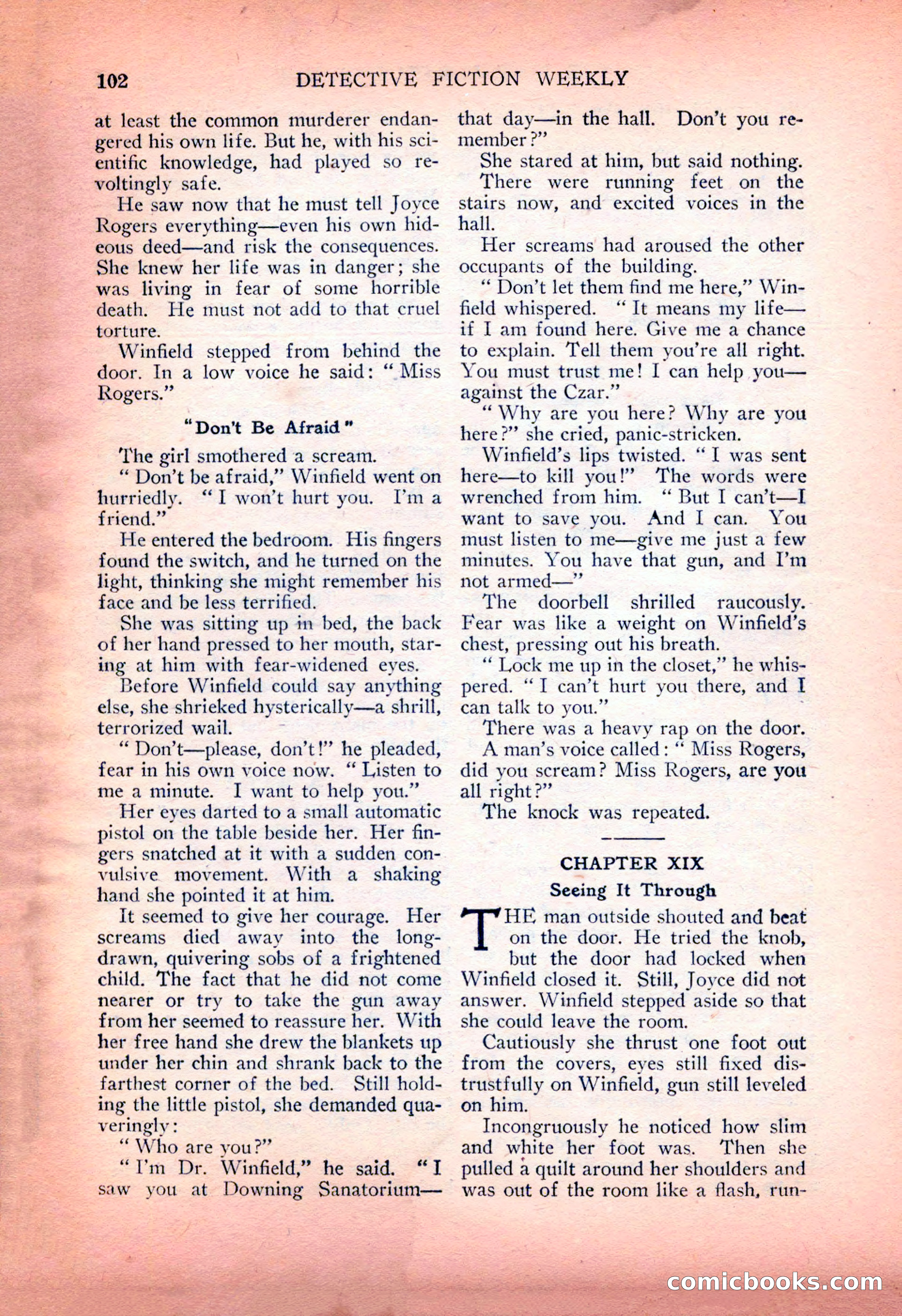 Detective Fiction Weekly, July 7, 1928 — page 112 of 156
