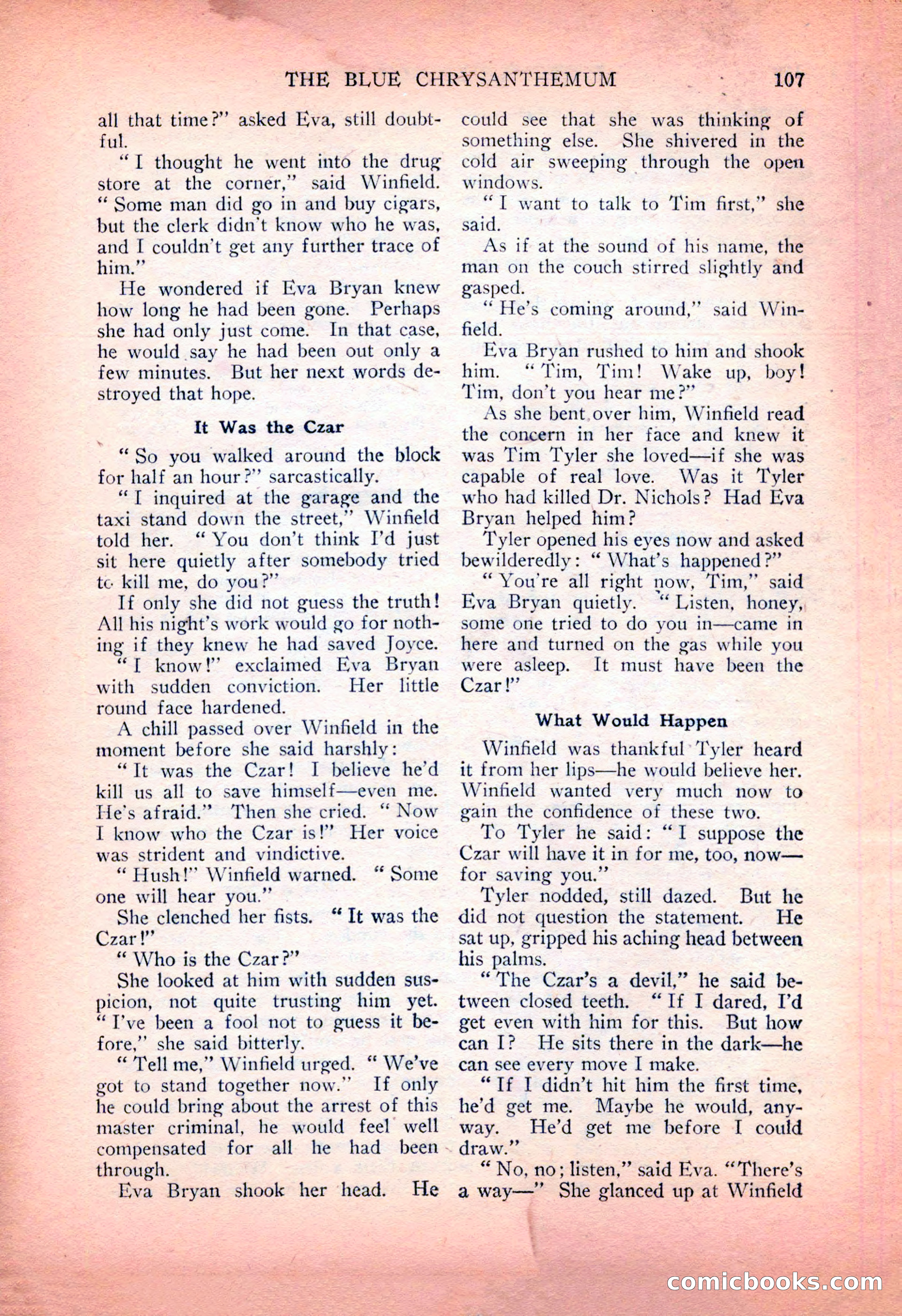Detective Fiction Weekly, July 7, 1928 — page 117 of 156