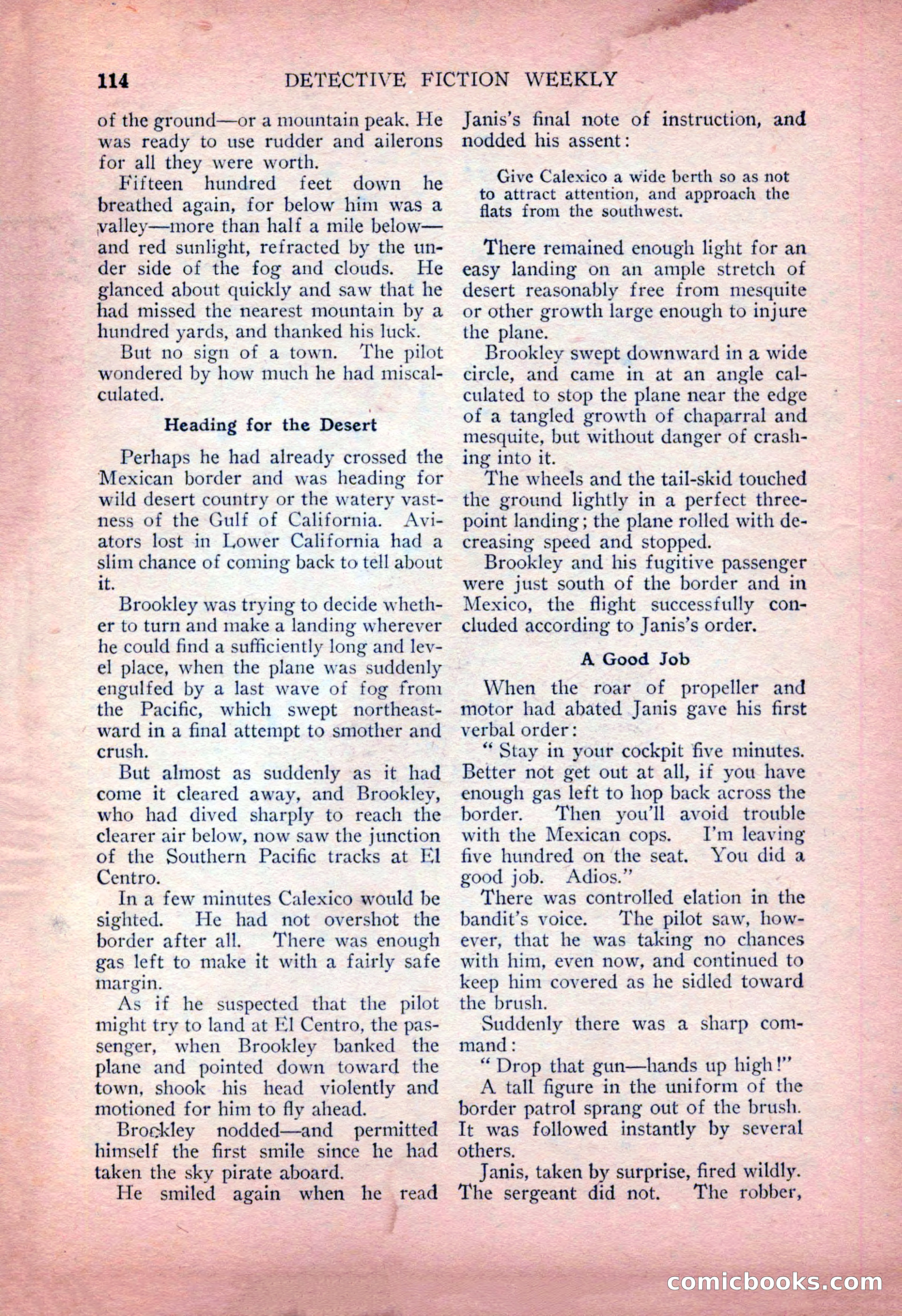 Detective Fiction Weekly, July 7, 1928 — page 124 of 156
