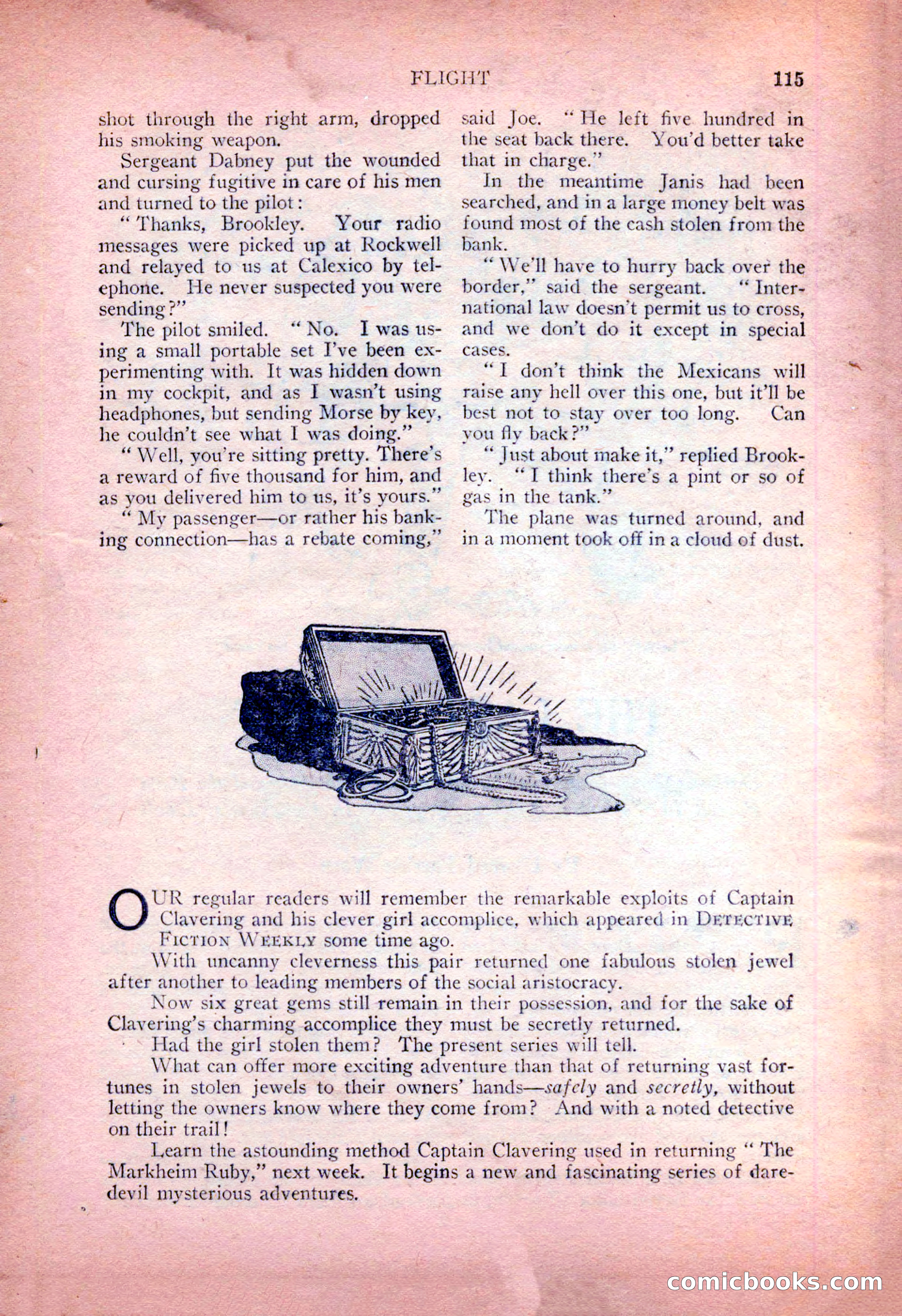 Detective Fiction Weekly, July 7, 1928 — page 125 of 156
