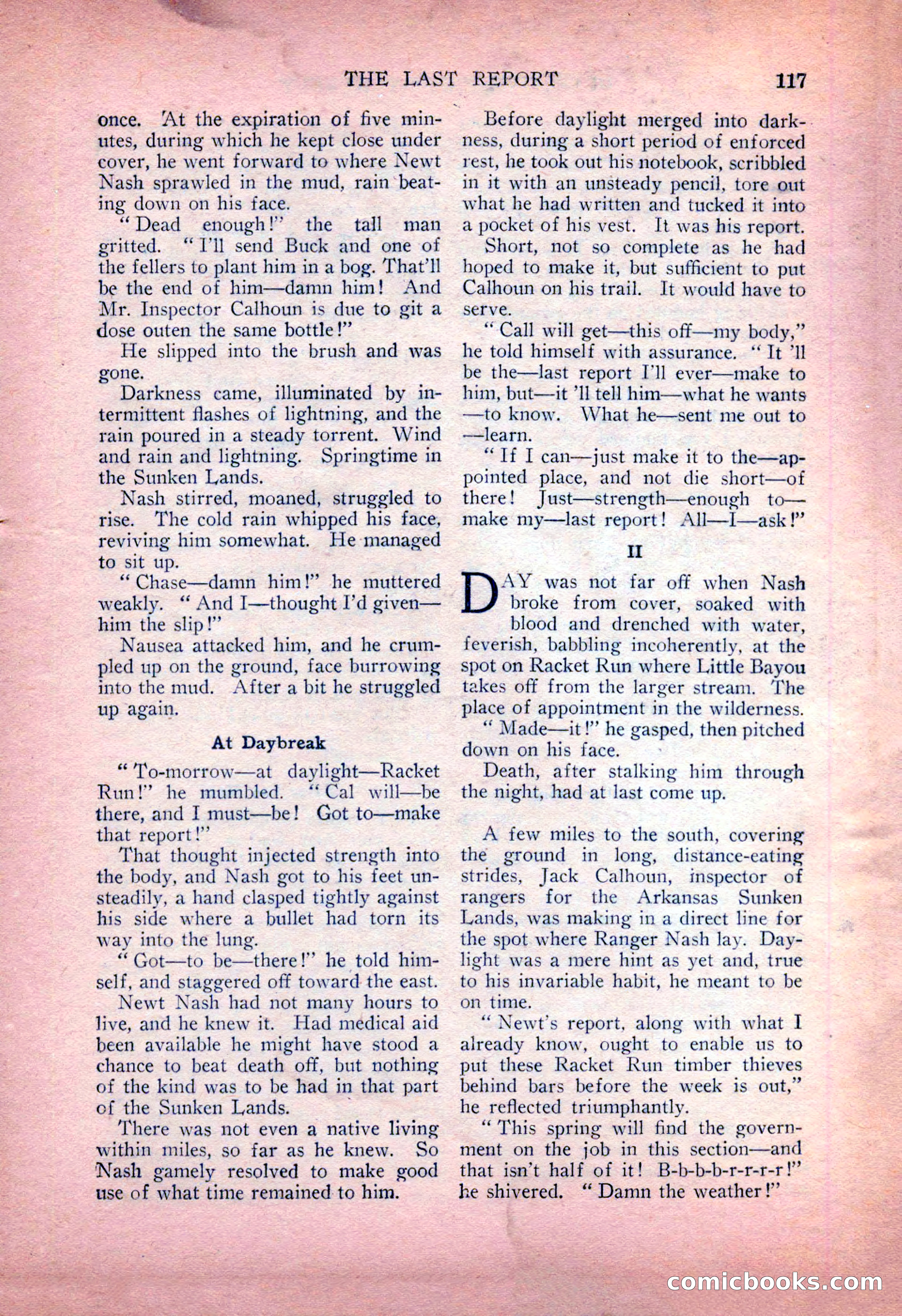 Detective Fiction Weekly, July 7, 1928 — page 127 of 156