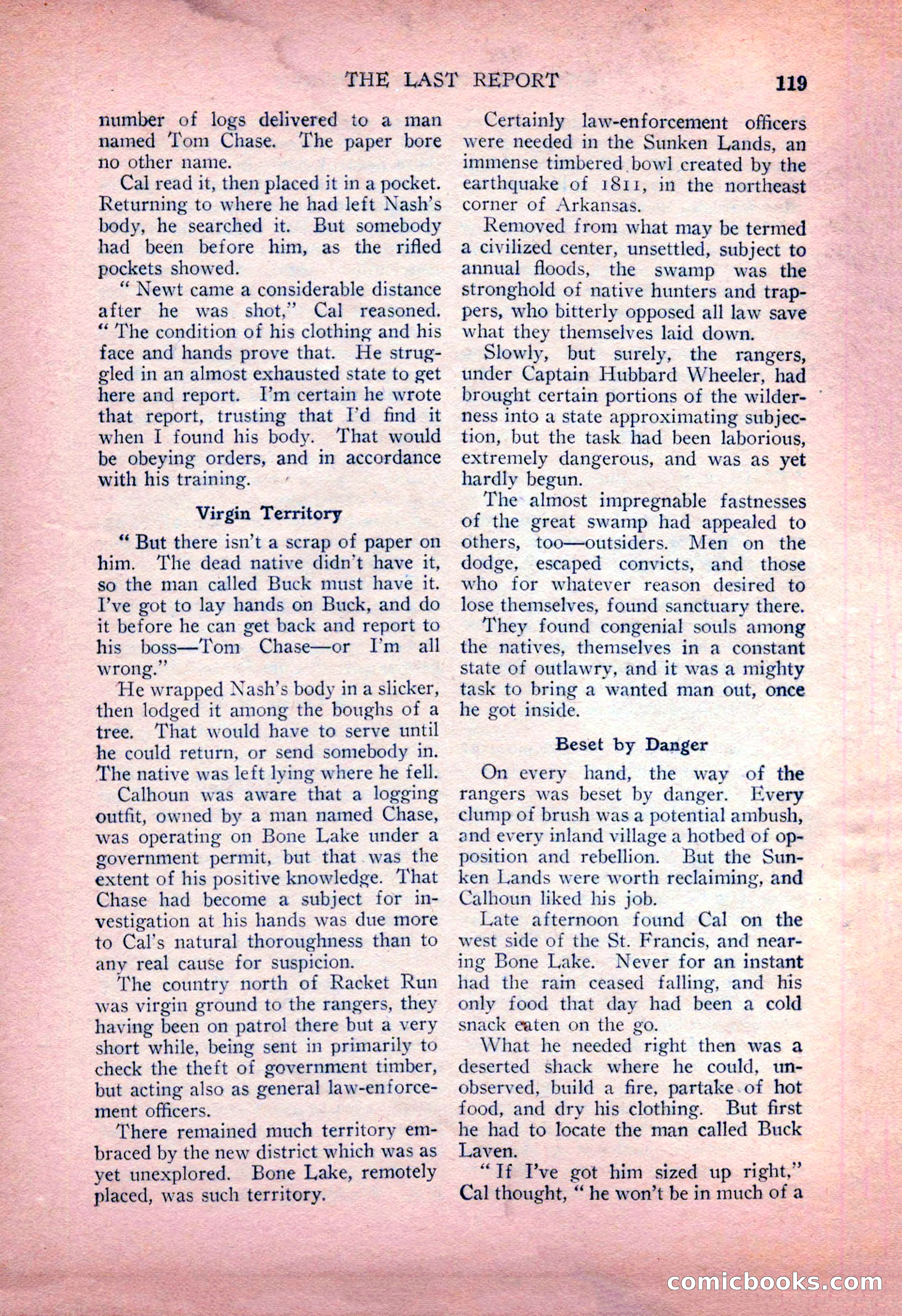 Detective Fiction Weekly, July 7, 1928 — page 129 of 156