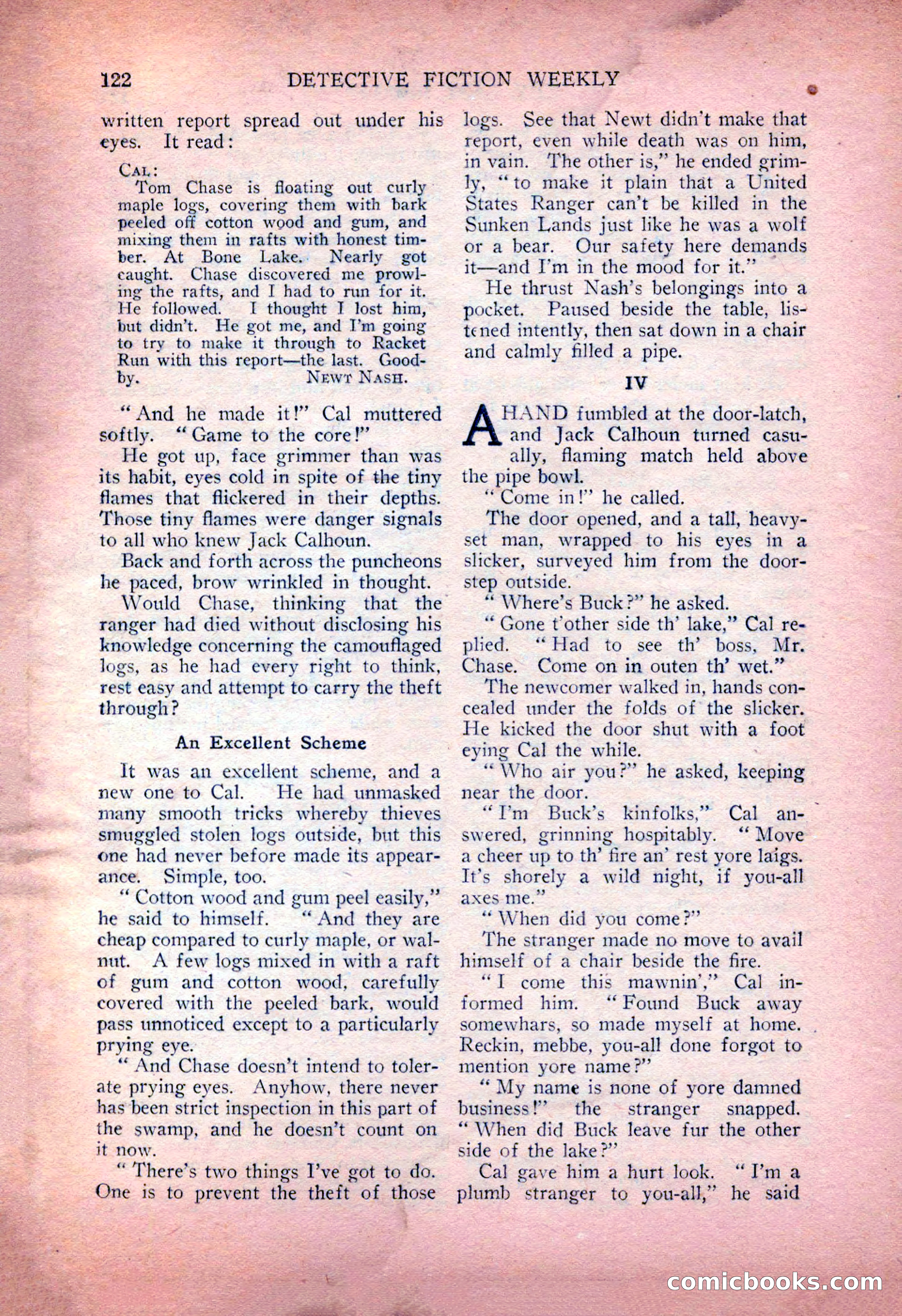 Detective Fiction Weekly, July 7, 1928 — page 132 of 156