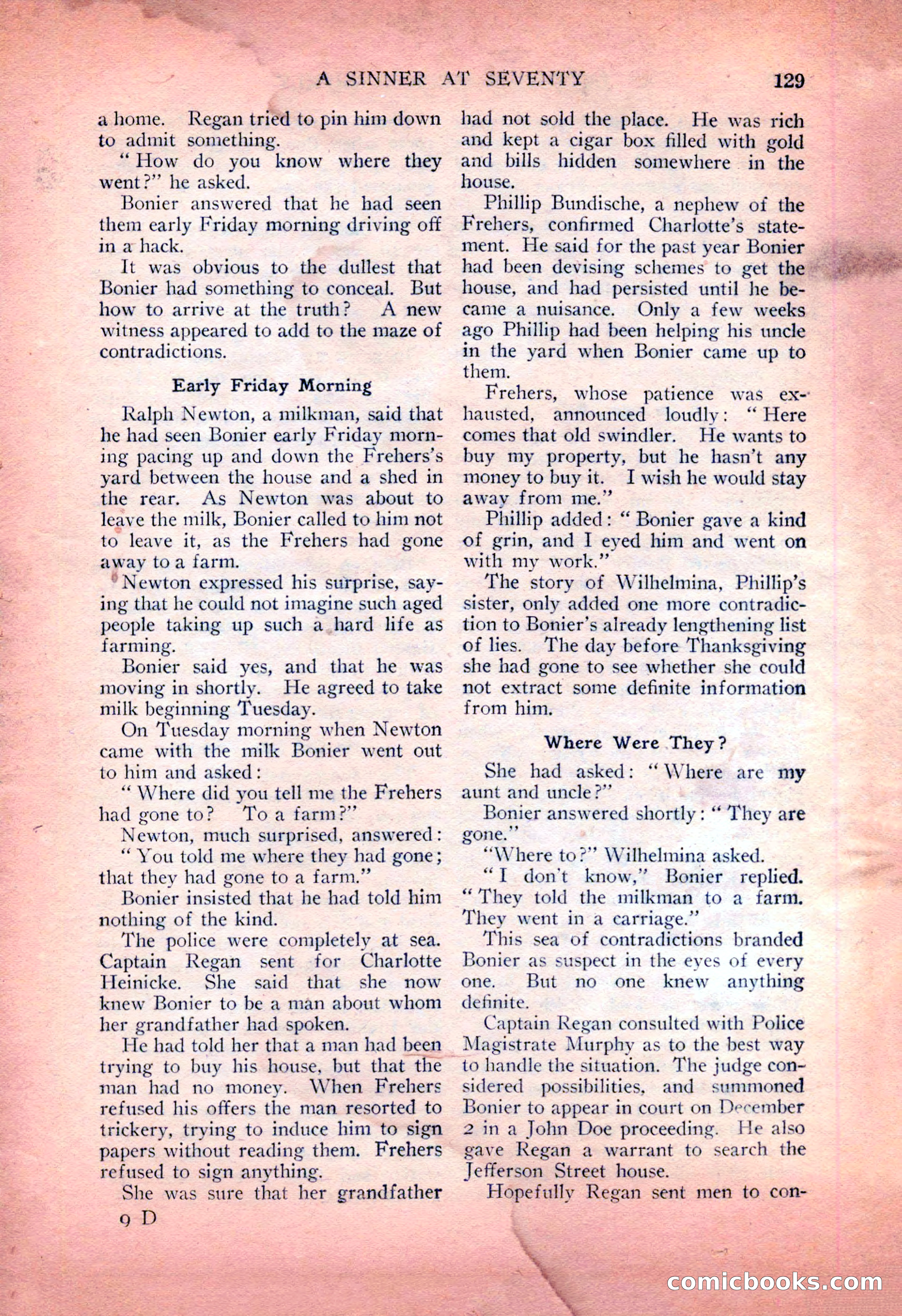 Detective Fiction Weekly, July 7, 1928 — page 139 of 156