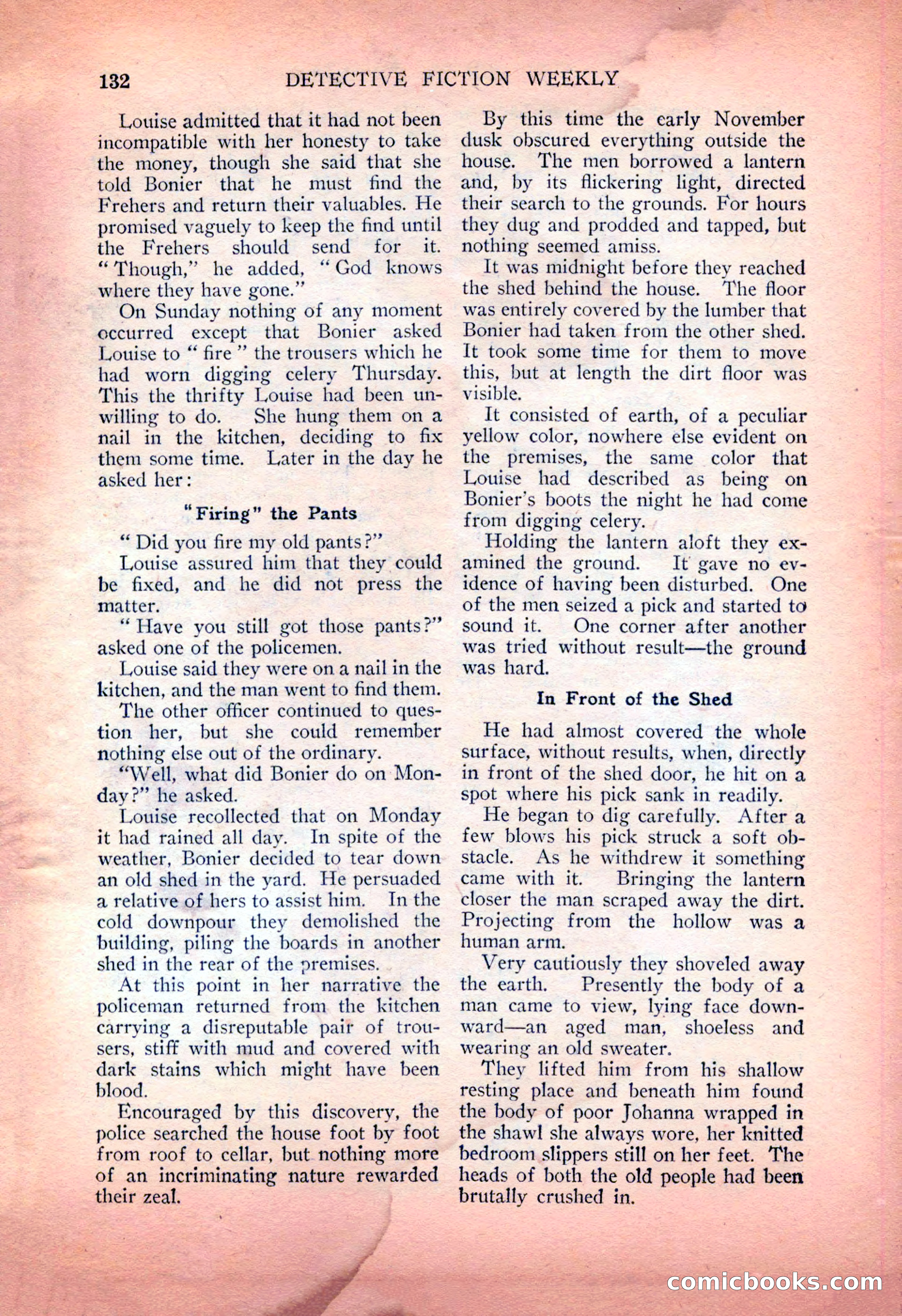 Detective Fiction Weekly, July 7, 1928 — page 142 of 156