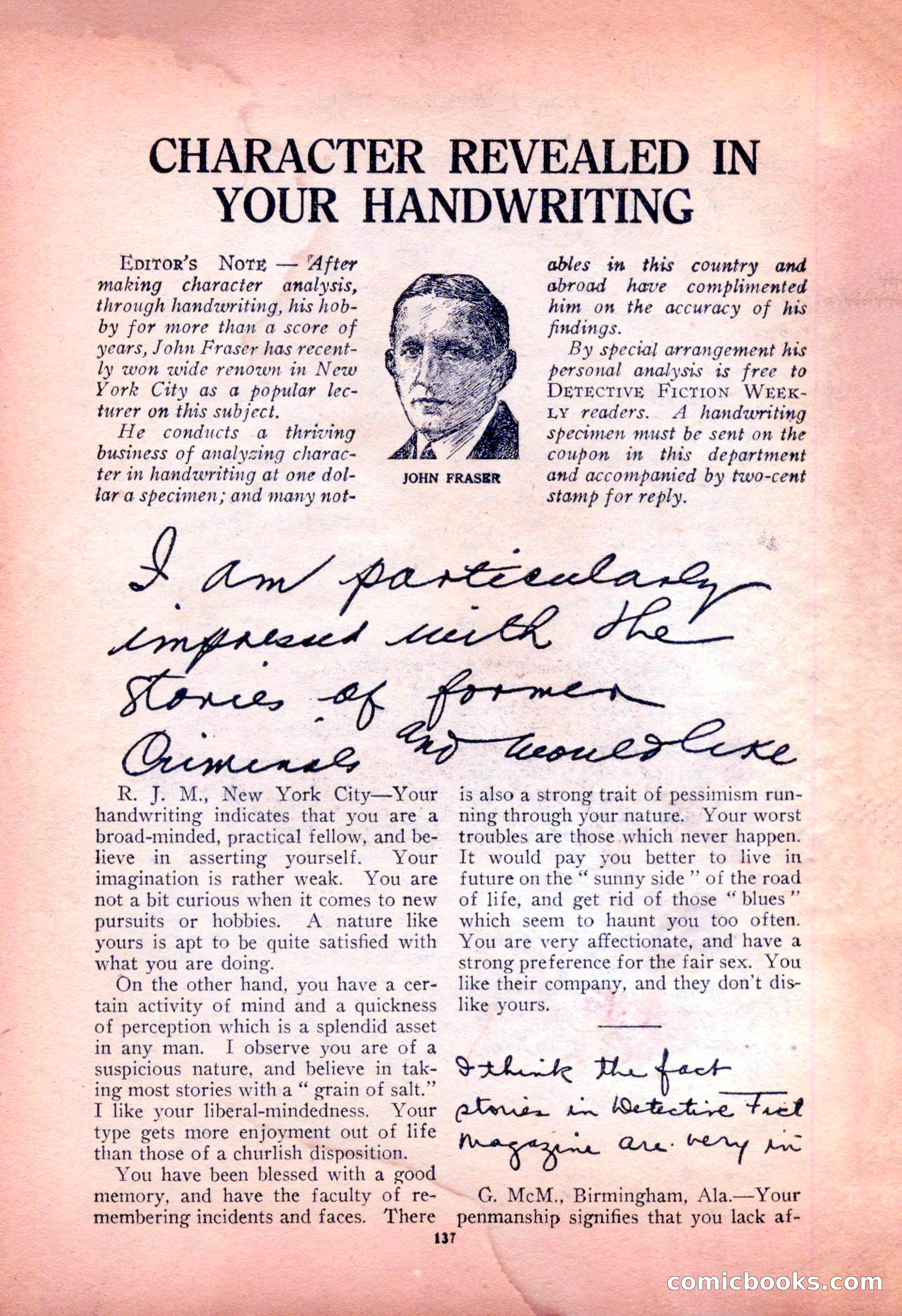 Detective Fiction Weekly, July 7, 1928 — page 147 of 156