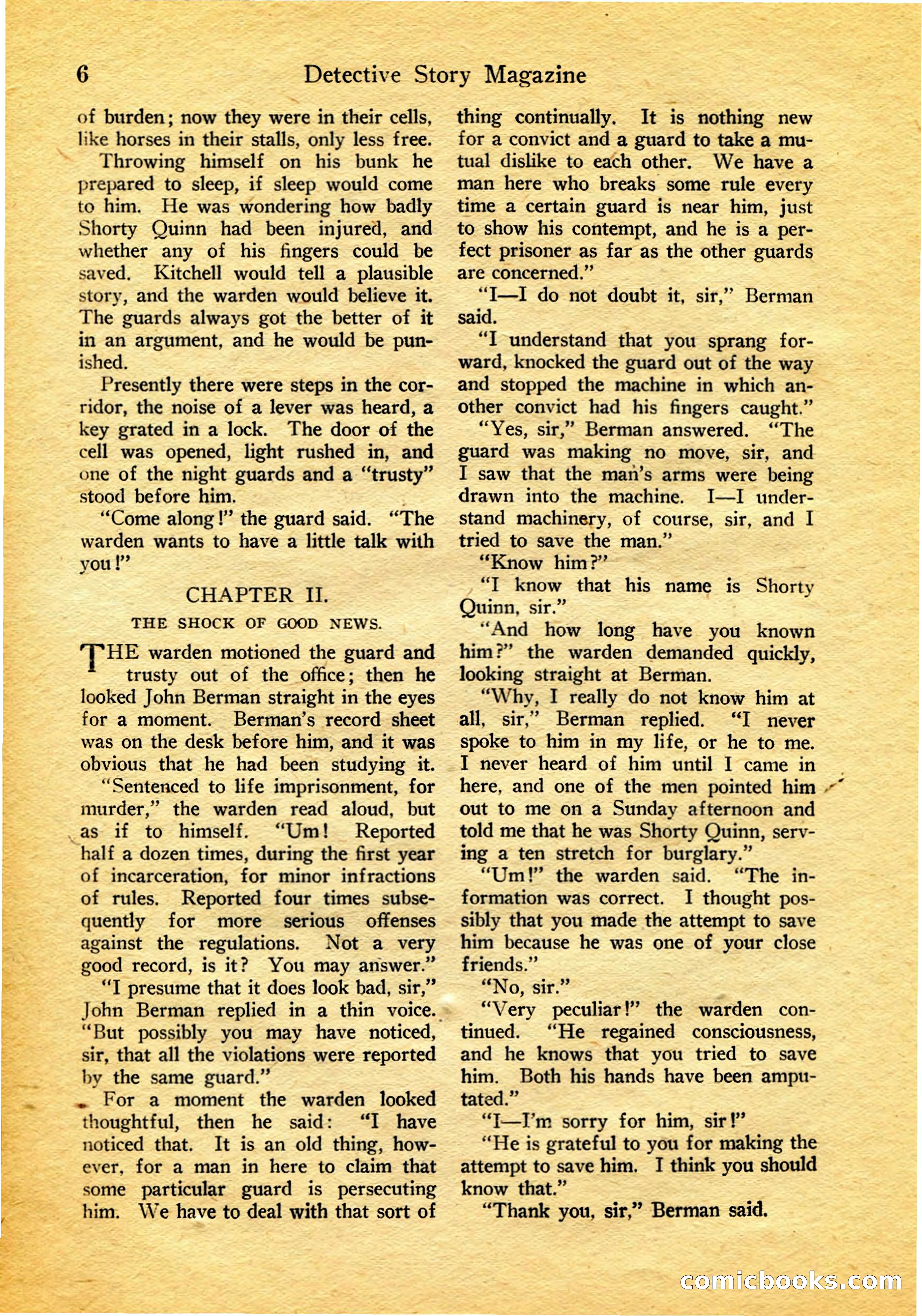 Detective Story Magazine, February 4, 1922 — page 16 of 164