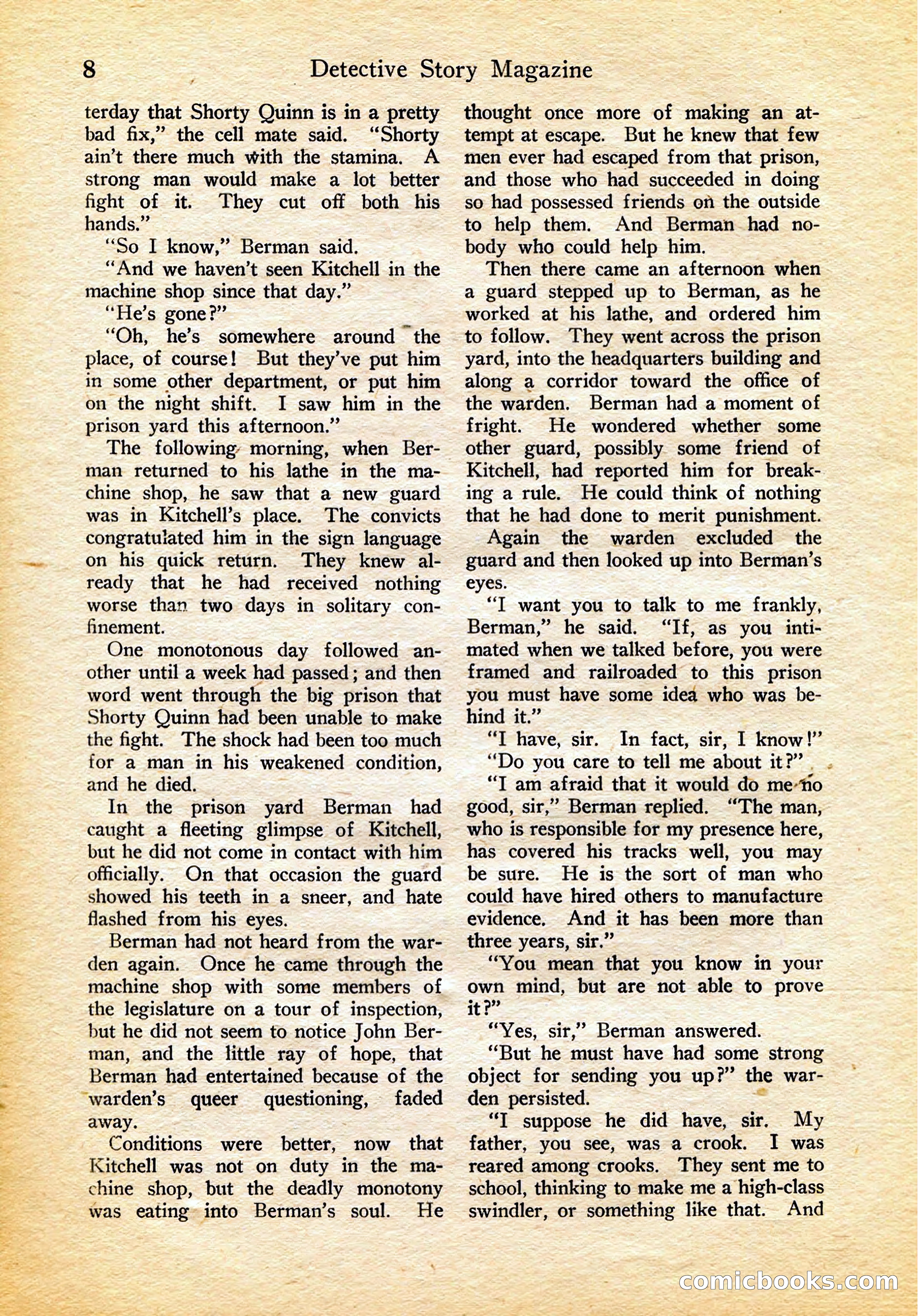 Detective Story Magazine, February 4, 1922 — page 18 of 164