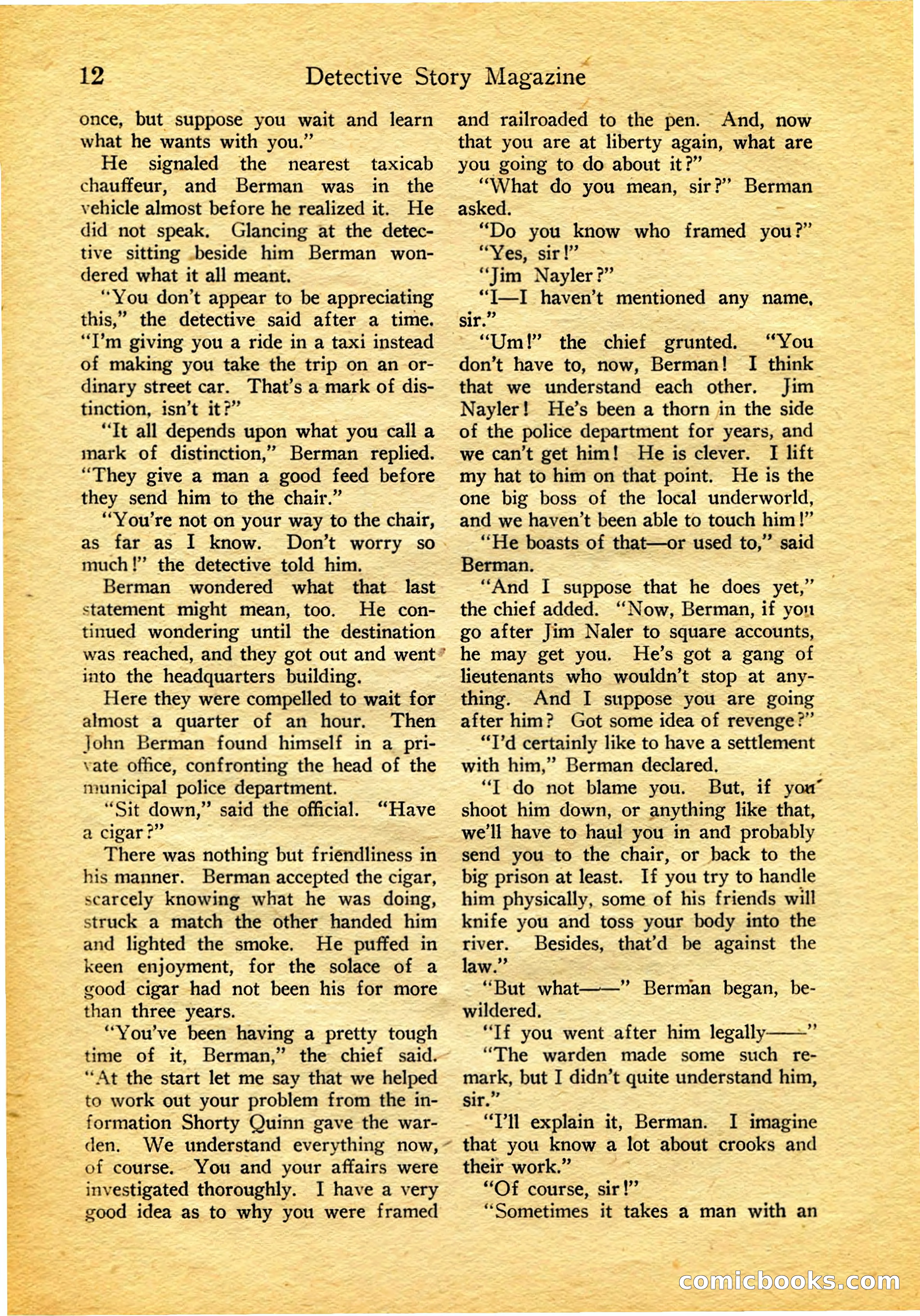 Detective Story Magazine, February 4, 1922 — page 22 of 164