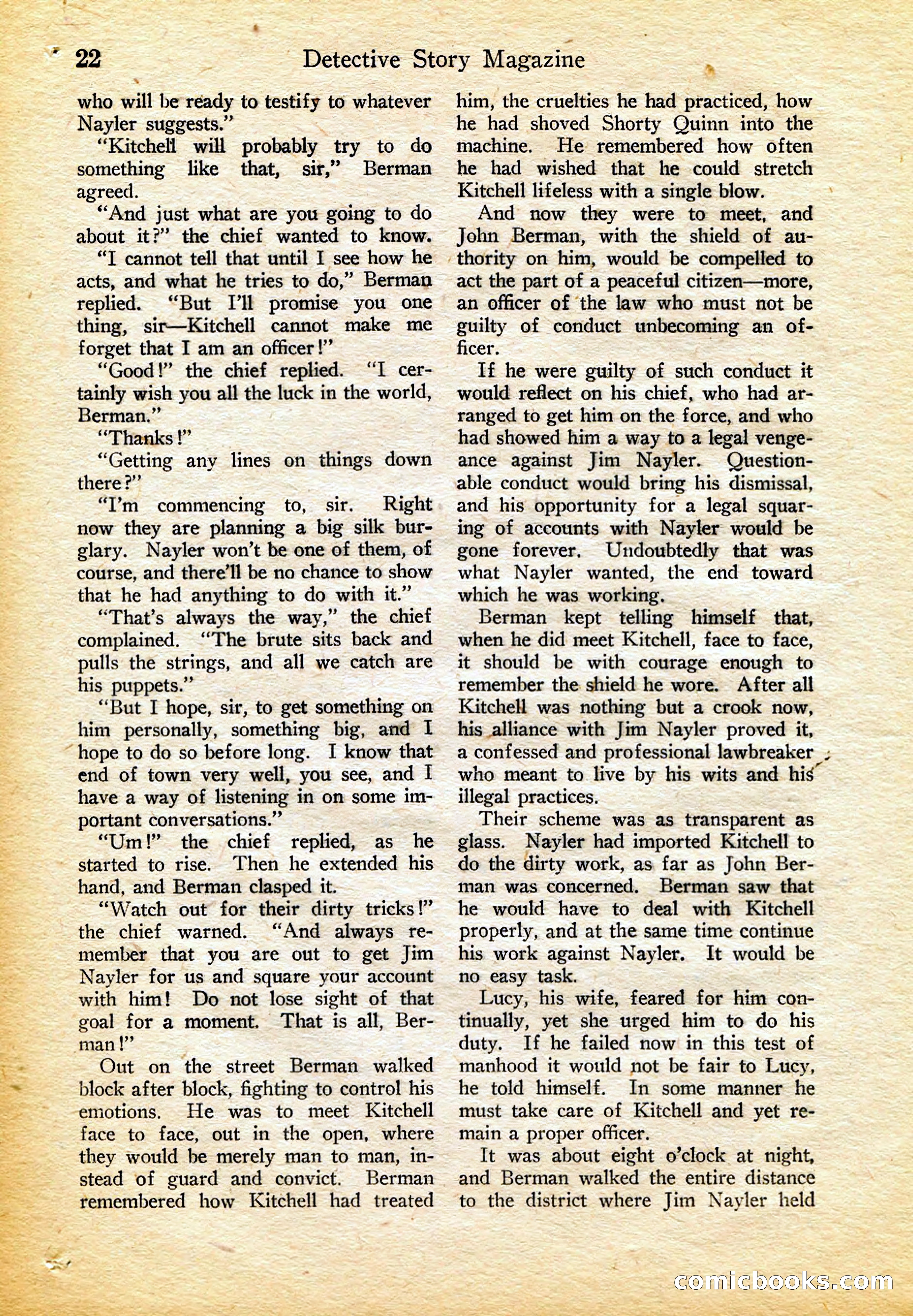 Detective Story Magazine, February 4, 1922 — page 32 of 164