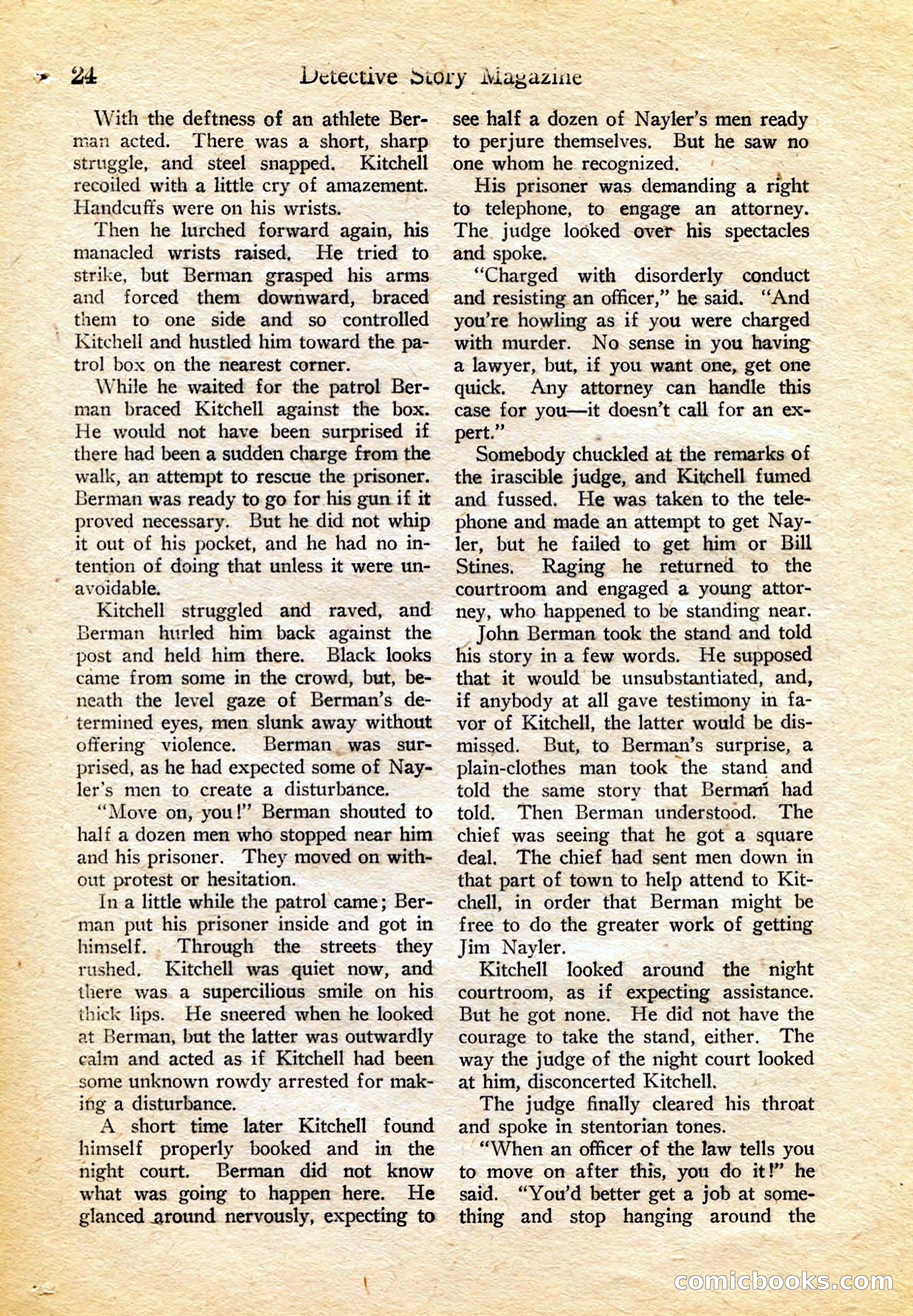 Detective Story Magazine, February 4, 1922 — page 34 of 164