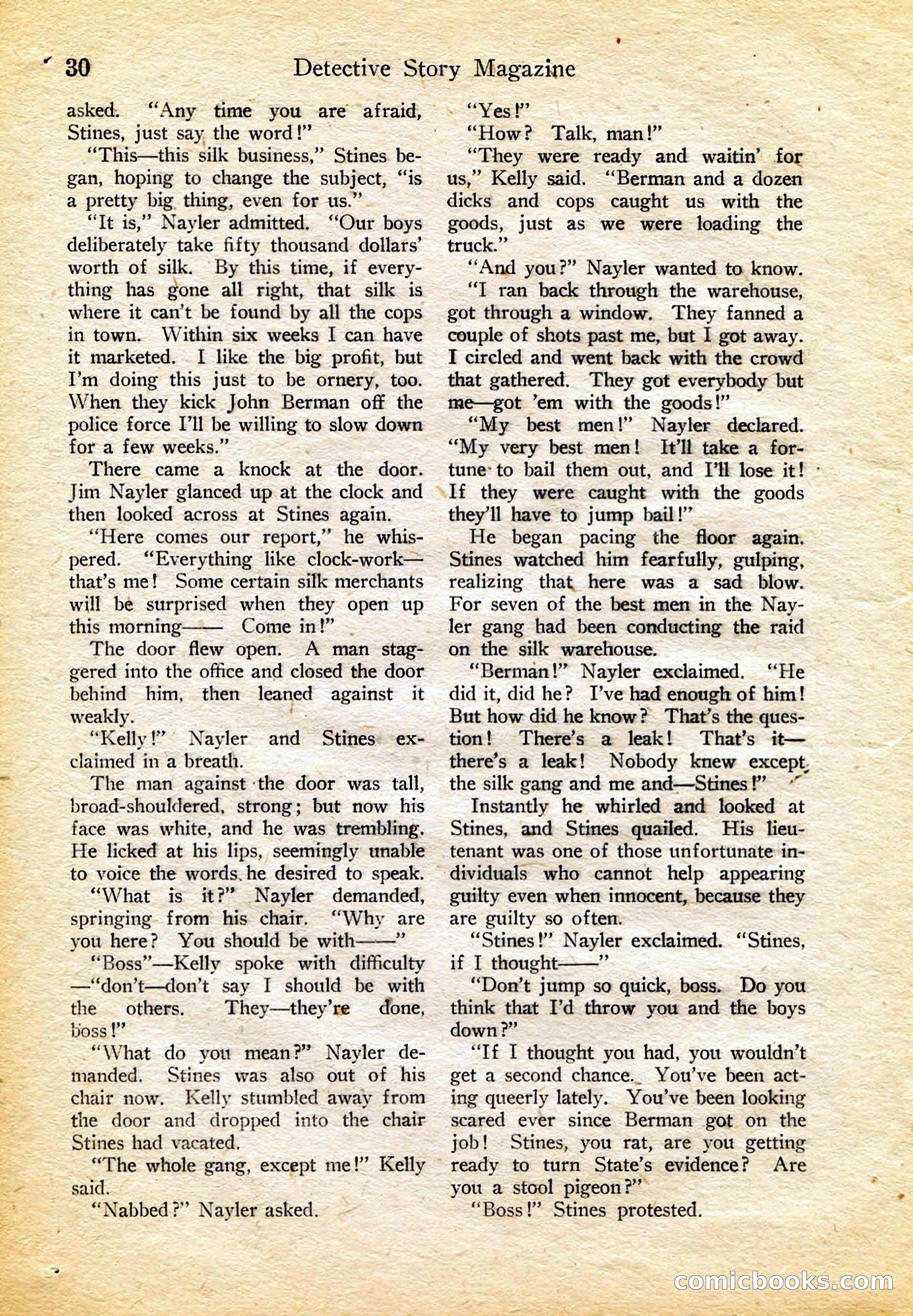 Detective Story Magazine, February 4, 1922 — page 40 of 164