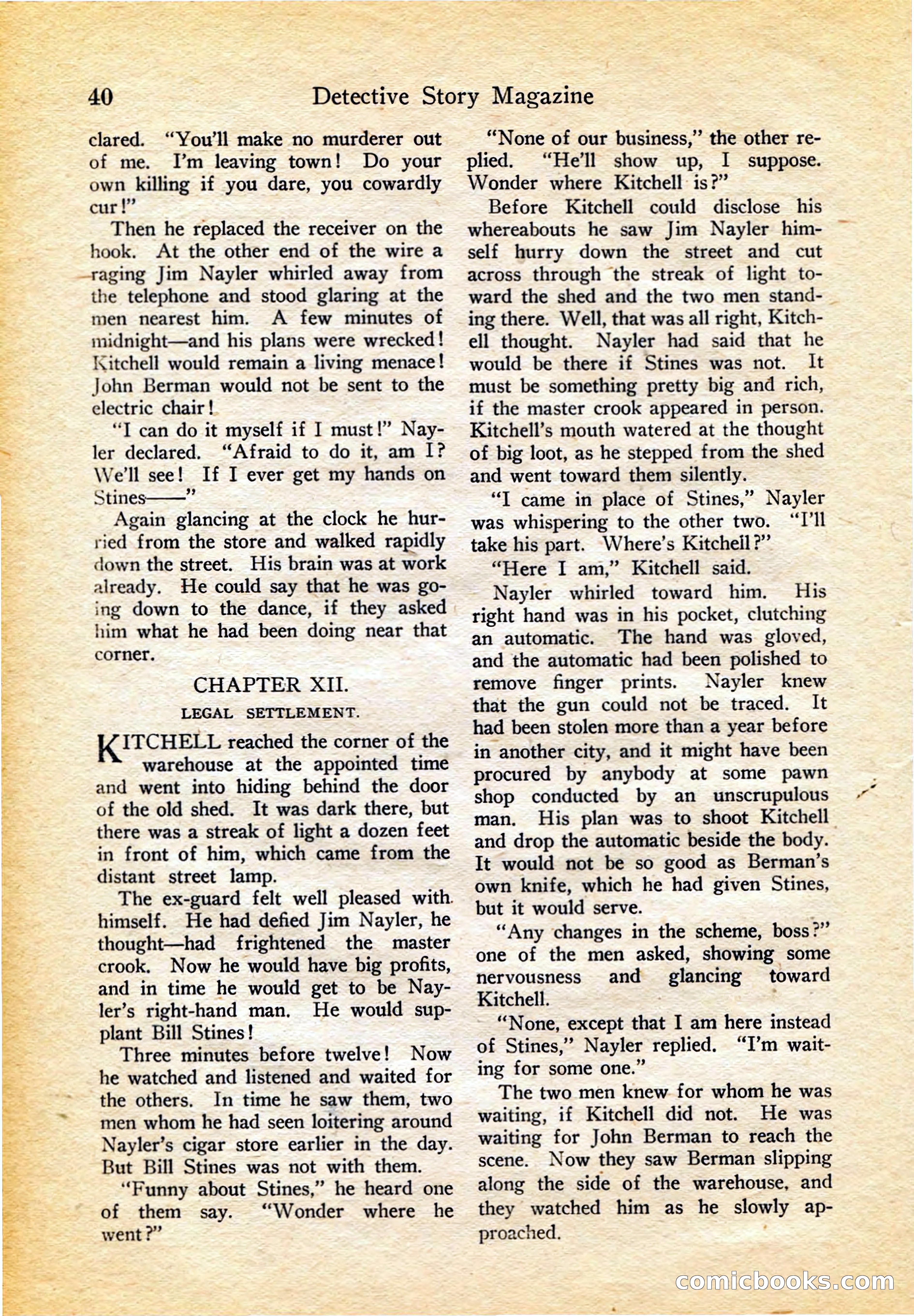 Detective Story Magazine, February 4, 1922 — page 50 of 164